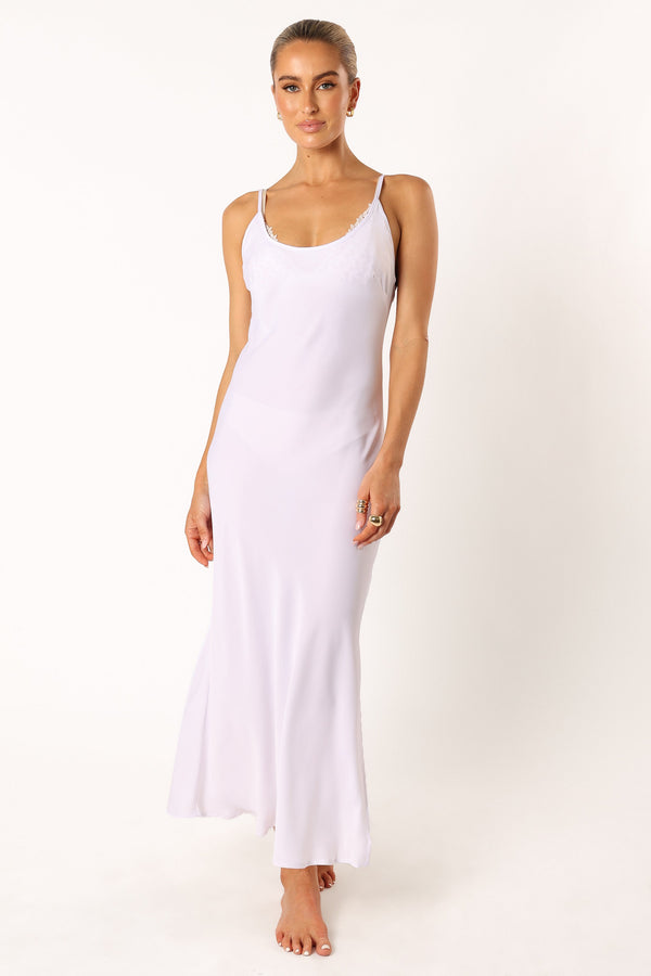 Petal and Pup USA SWIM & INTIMATES Neroli Maxi Slip - Ivory