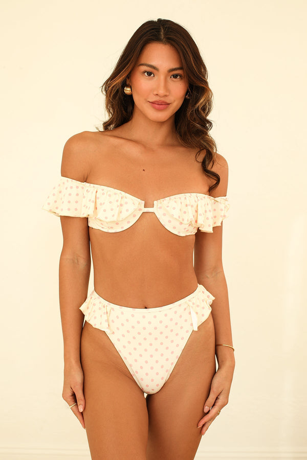 SWIM & INTIMATES Poppi Bottom - Dotted Pink