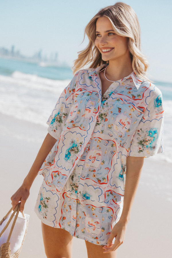 Petal and Pup USA TOPS Abella Short Sleeve Shirt - Lucia (Hold for Amazon)