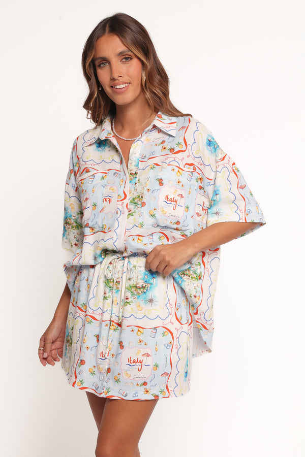 Petal and Pup USA TOPS Abella Short Sleeve Shirt - Lucia (Hold for Amazon)
