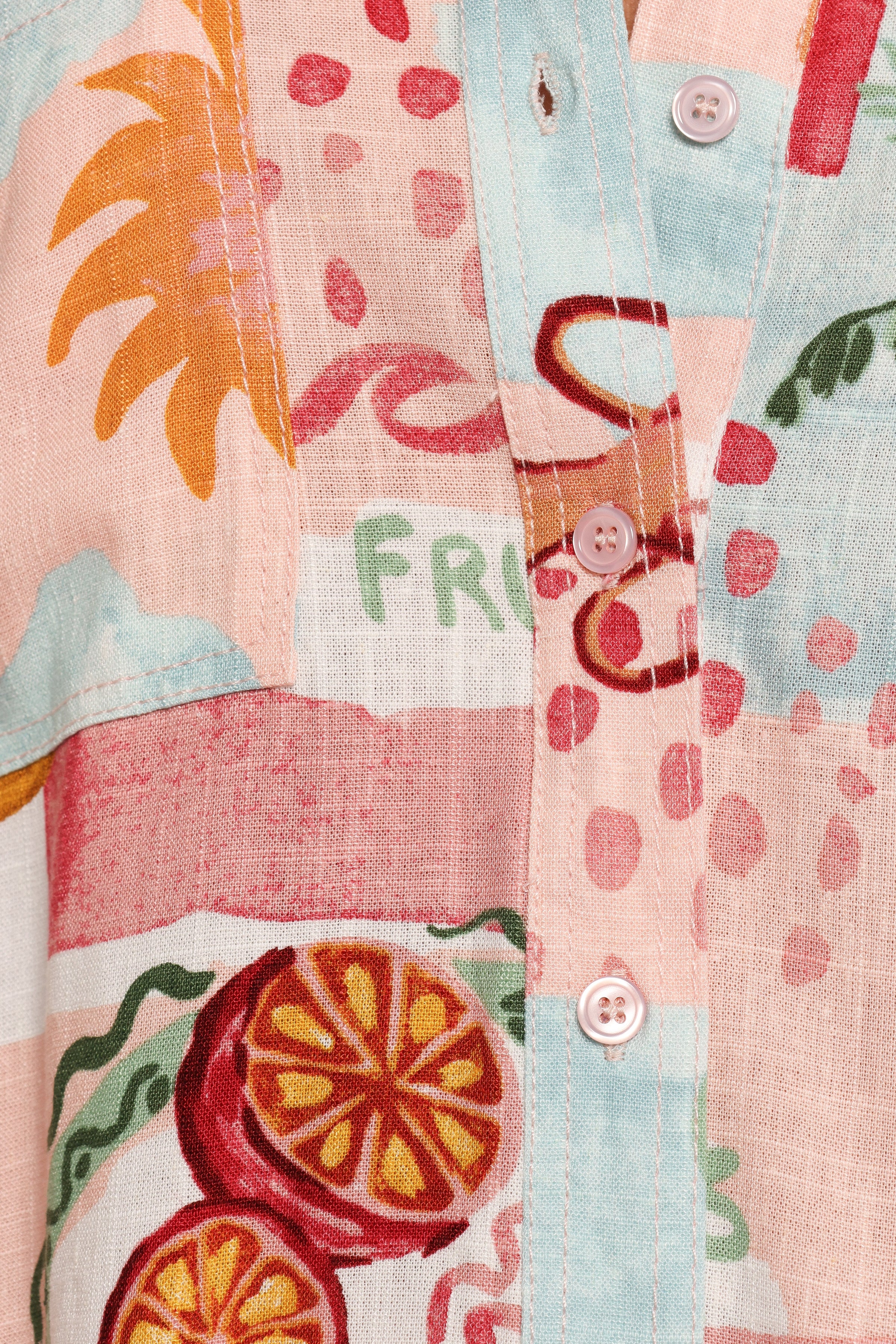 Petal and Pup USA TOPS Abella Short Sleeve Shirt - Summer Haze