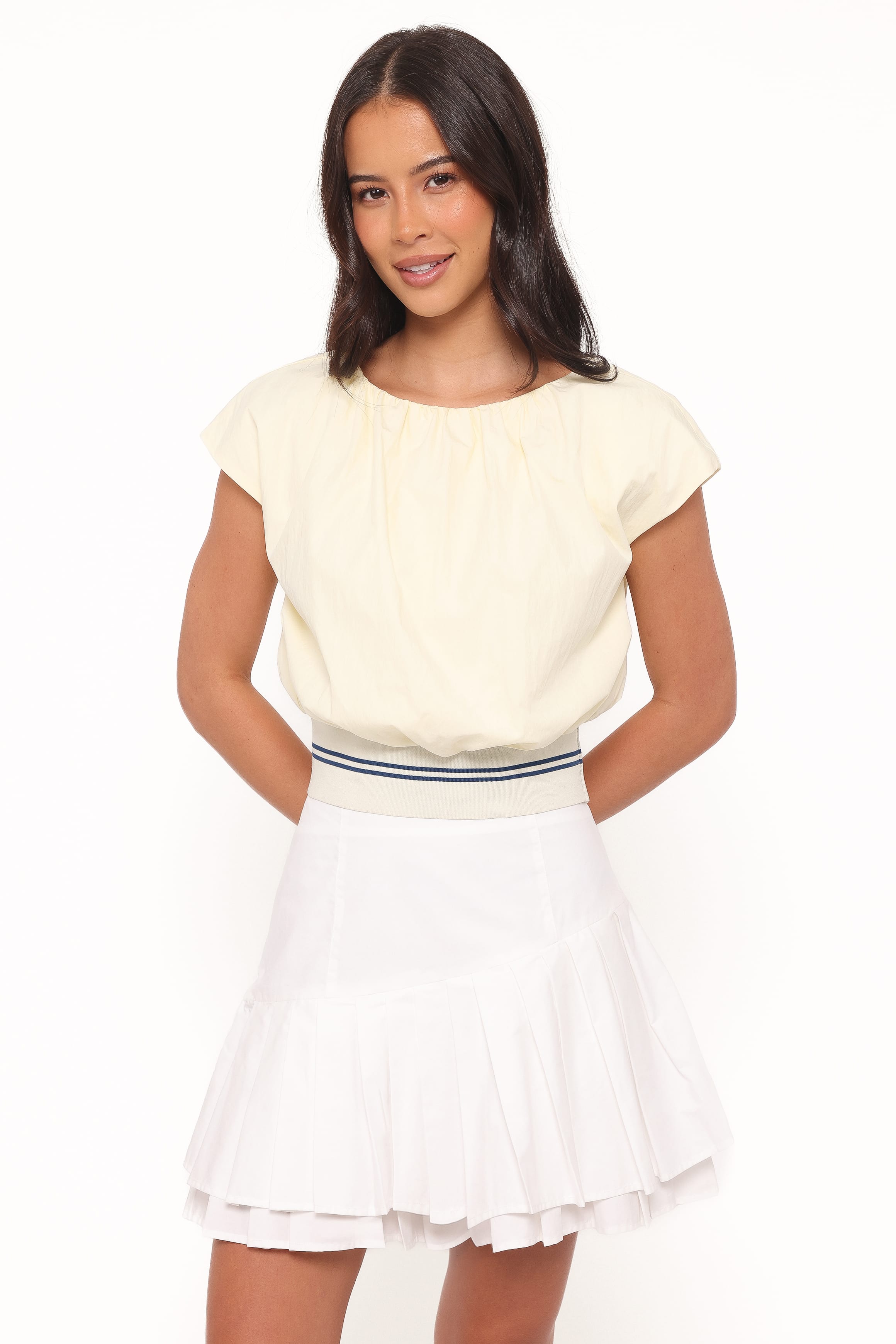 Petal and Pup USA TOPS Adam Top - Pale Yellow