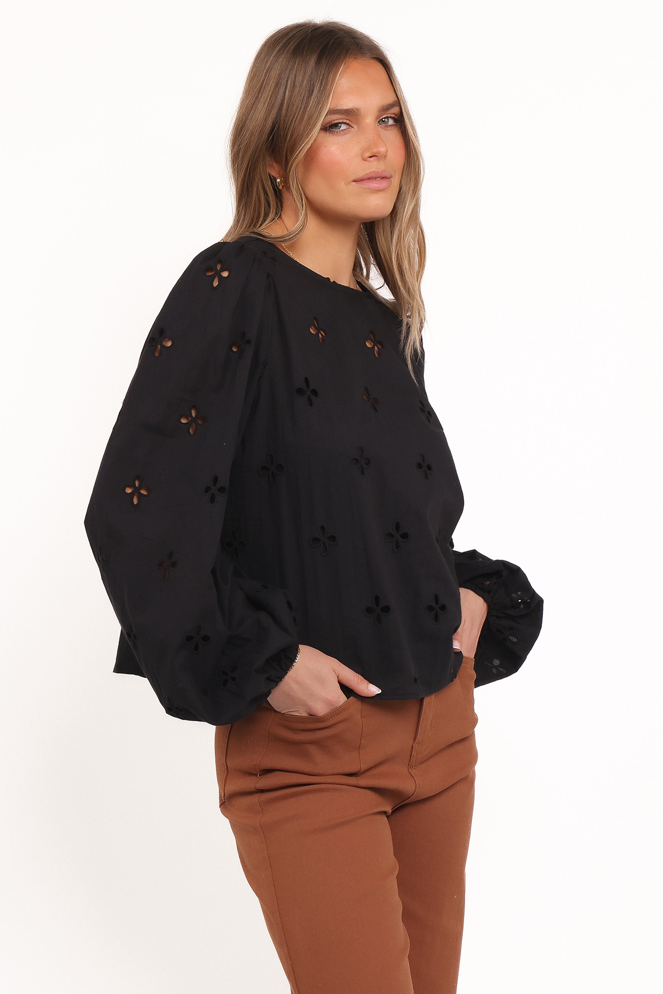 Petal and Pup USA TOPS Aggie Blouse - Black