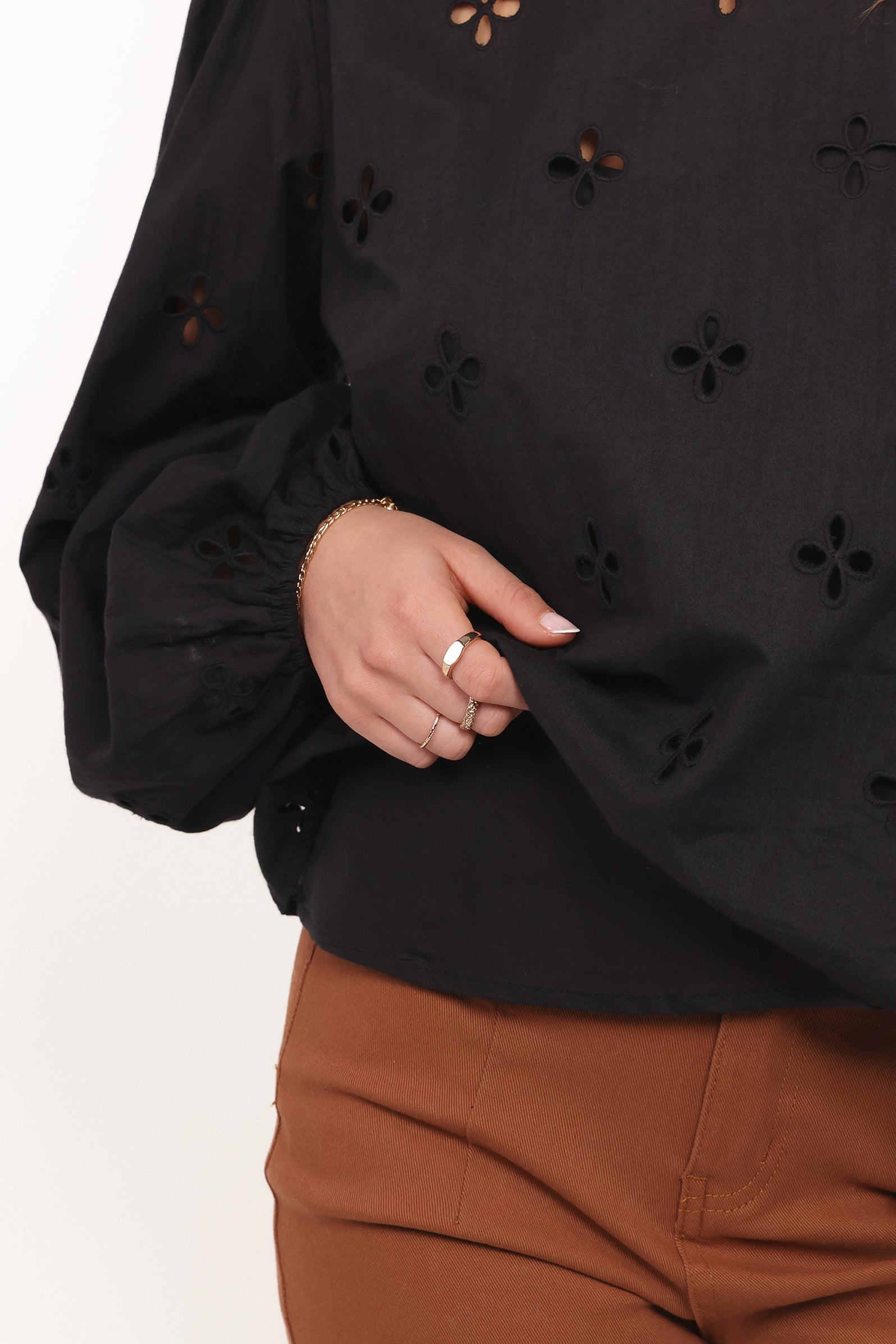 Petal and Pup USA TOPS Aggie Blouse - Black