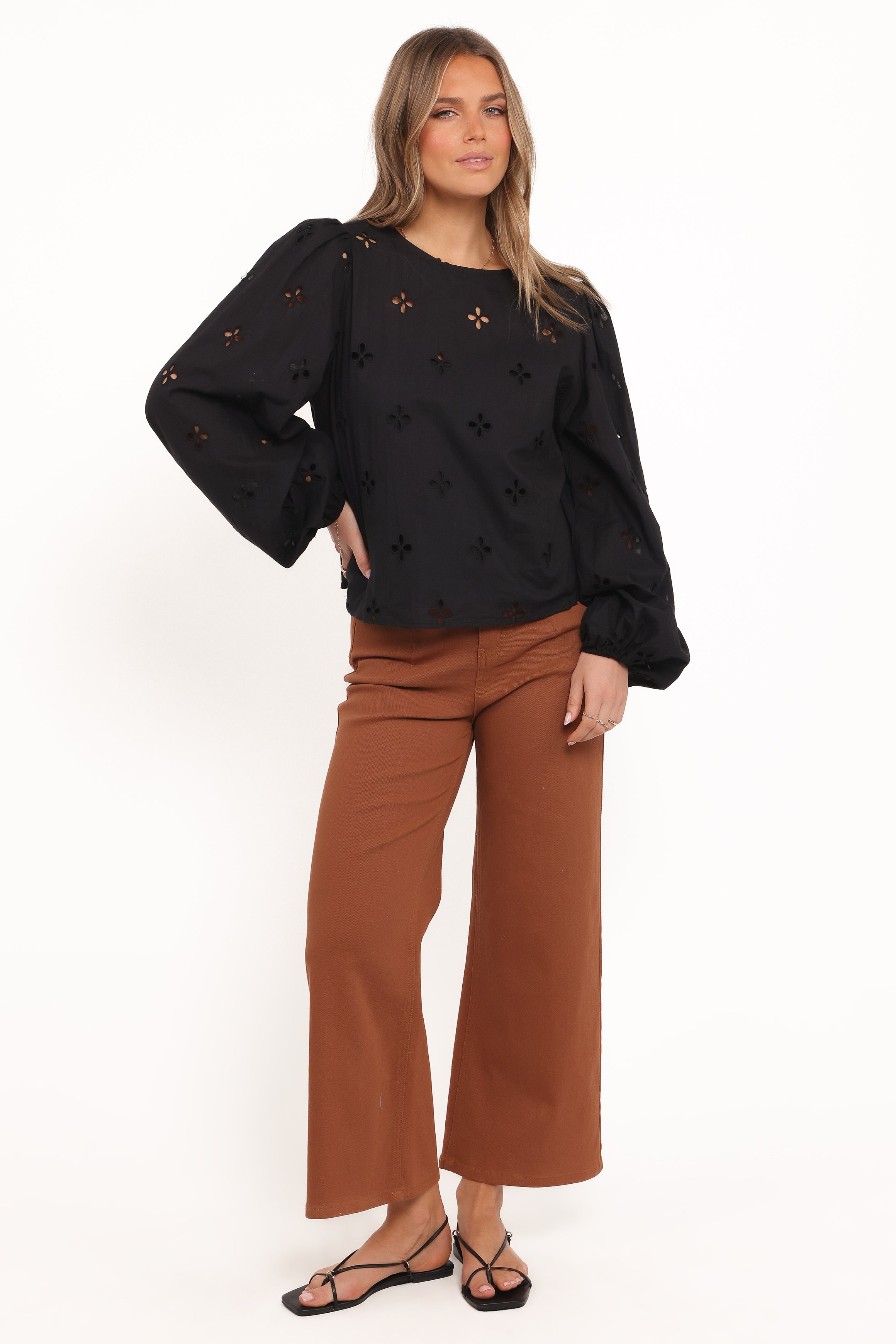 Petal and Pup USA TOPS Aggie Blouse - Black