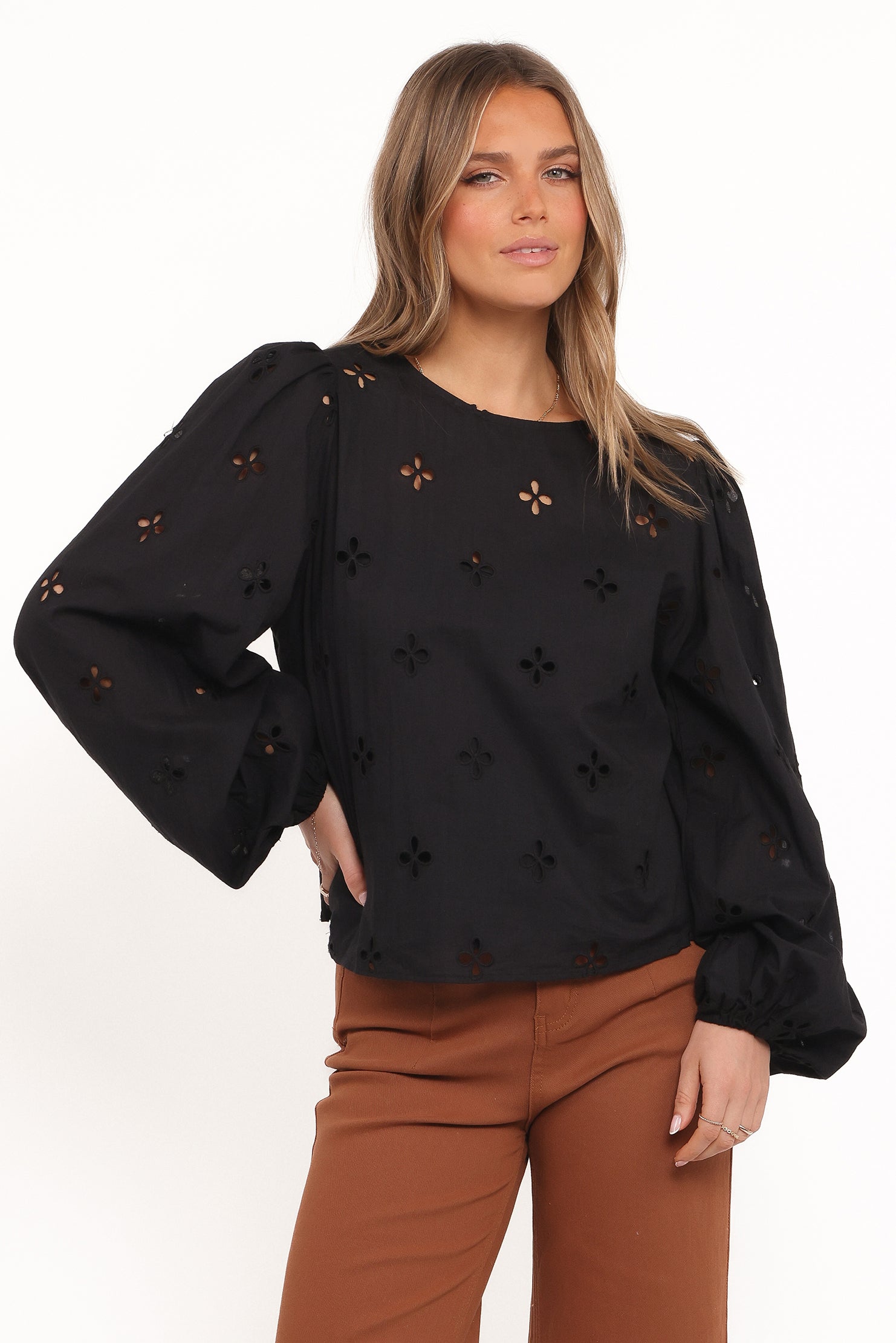 Petal and Pup USA TOPS Aggie Blouse - Black
