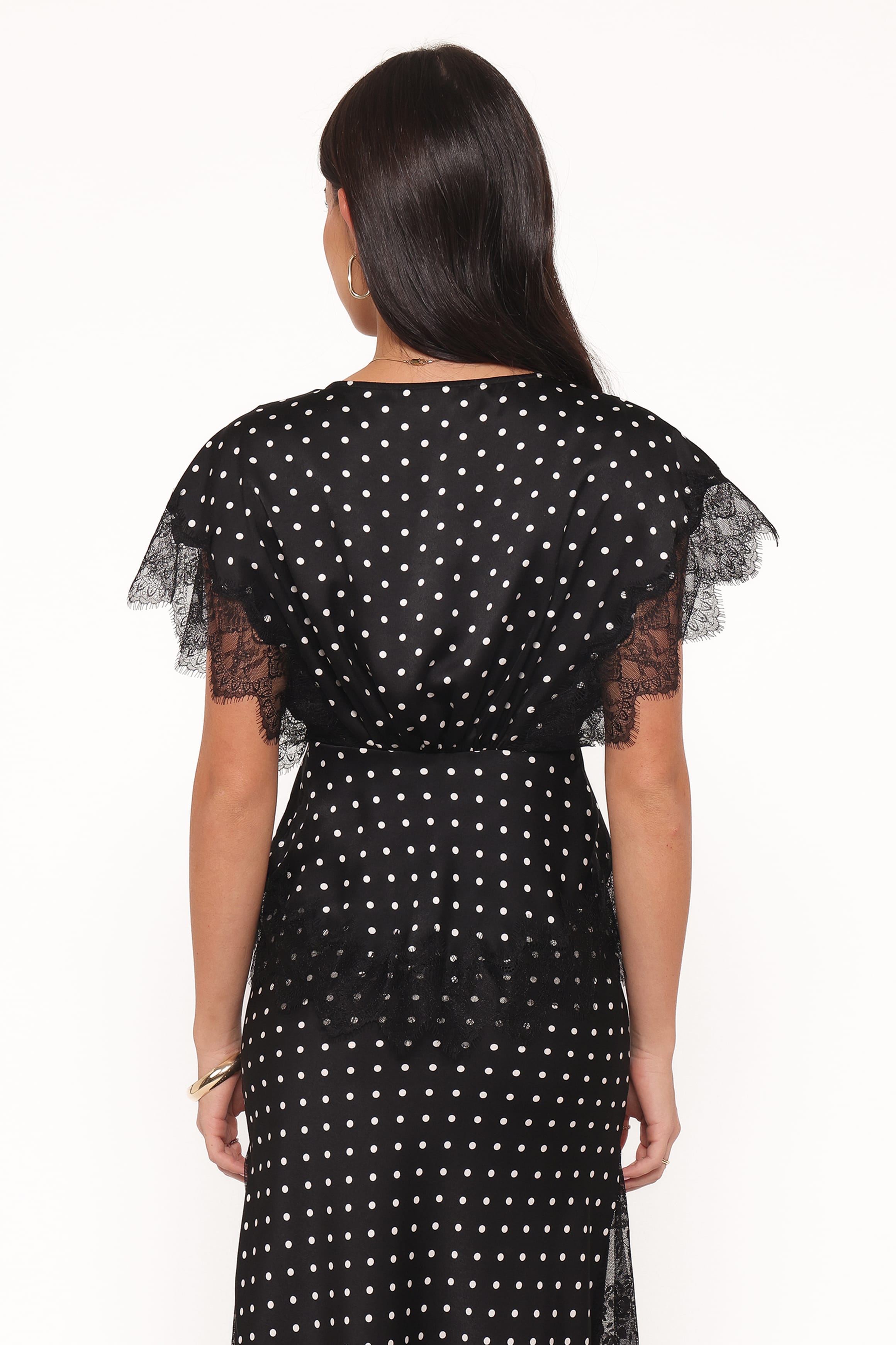 Petal and Pup USA TOPS Ailbhe Top - Black Polka Dot