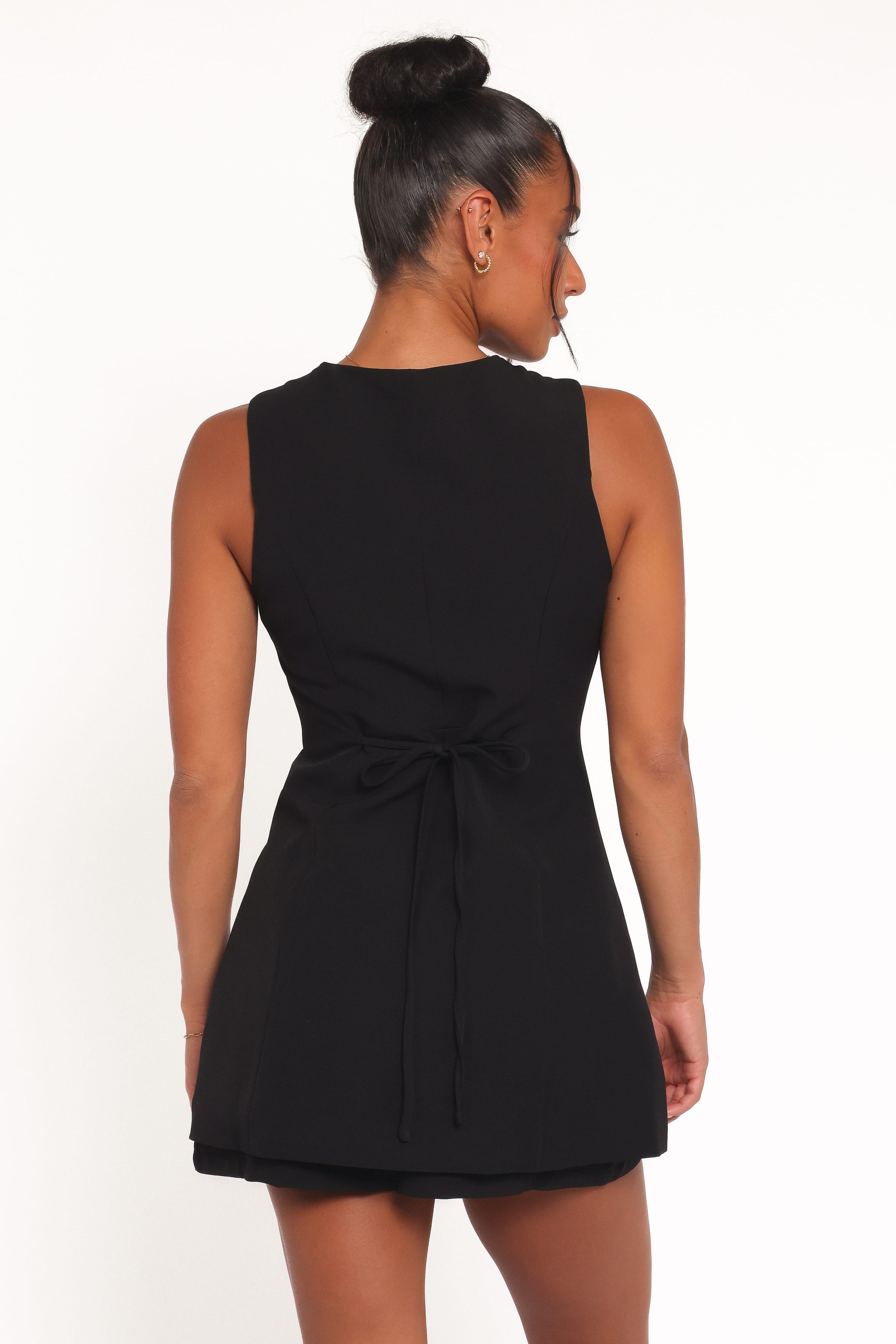 Petal and Pup USA TOPS Amanda Vest Top - Black