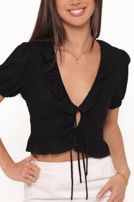 Petal and Pup USA TOPS Andra Top - Black