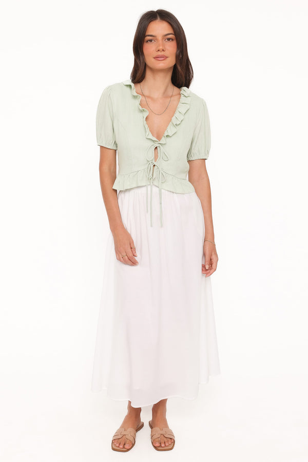 Petal and Pup USA TOPS Andra Top - Sage