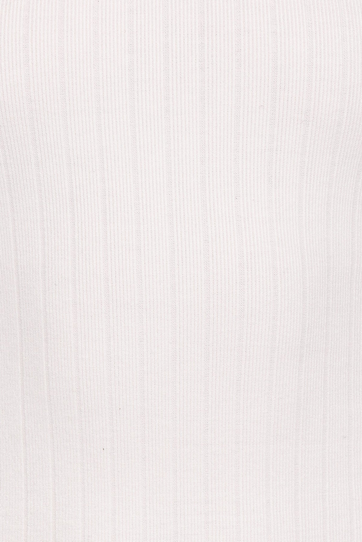 Petal and Pup USA TOPS Andromeda Ribbed Knit Top - Ivory