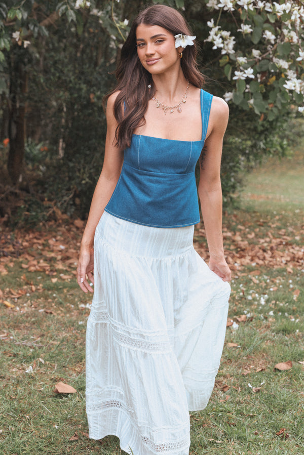 Petal and Pup USA TOPS Azura Top - Denim