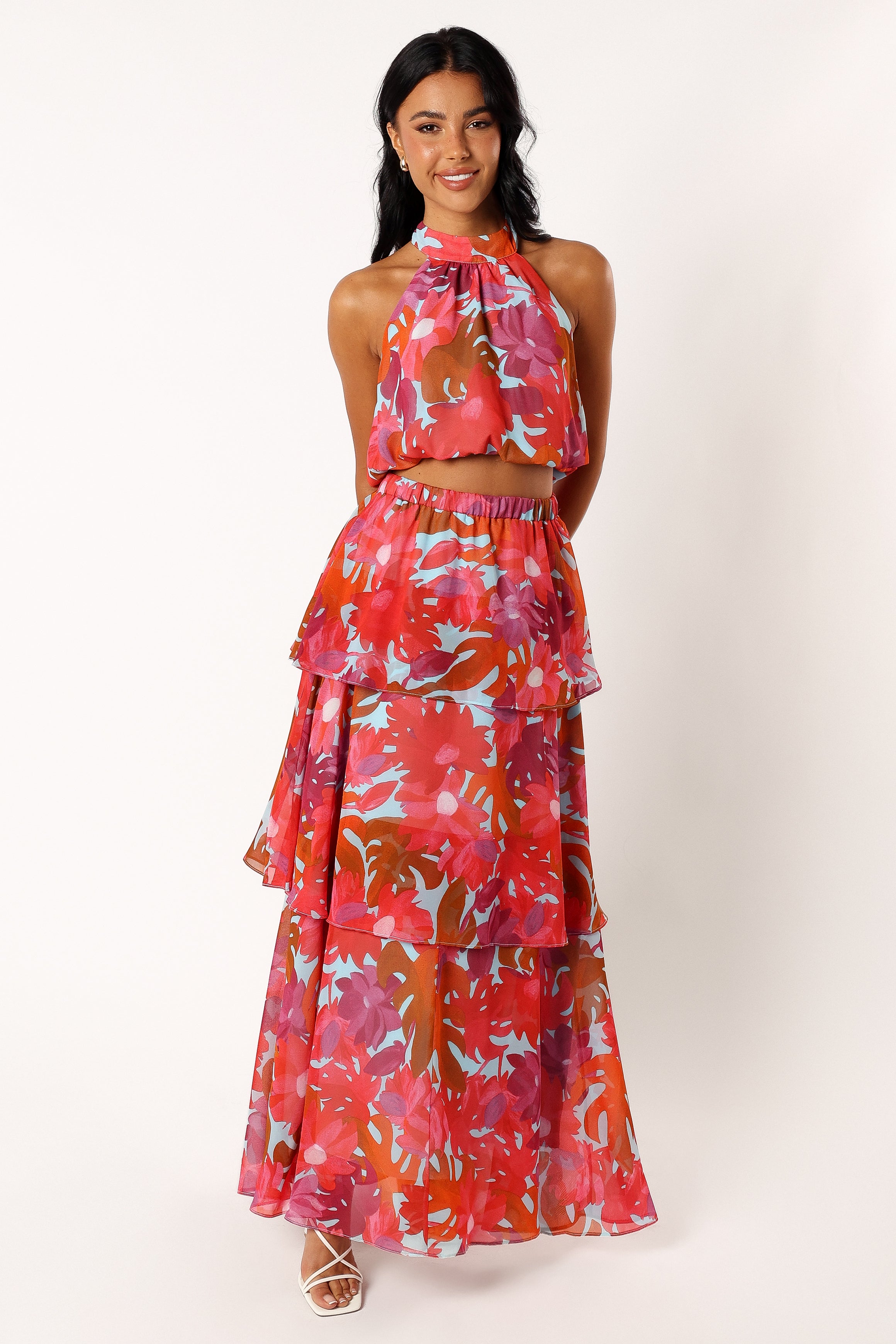 Petal and Pup USA TOPS Blaise Halter Top - Pink Azalea