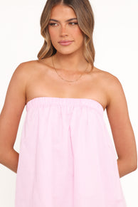 Petal and Pup USA TOPS Cadhla Strapless Top - Pink