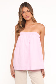 Petal and Pup USA TOPS Cadhla Strapless Top - Pink