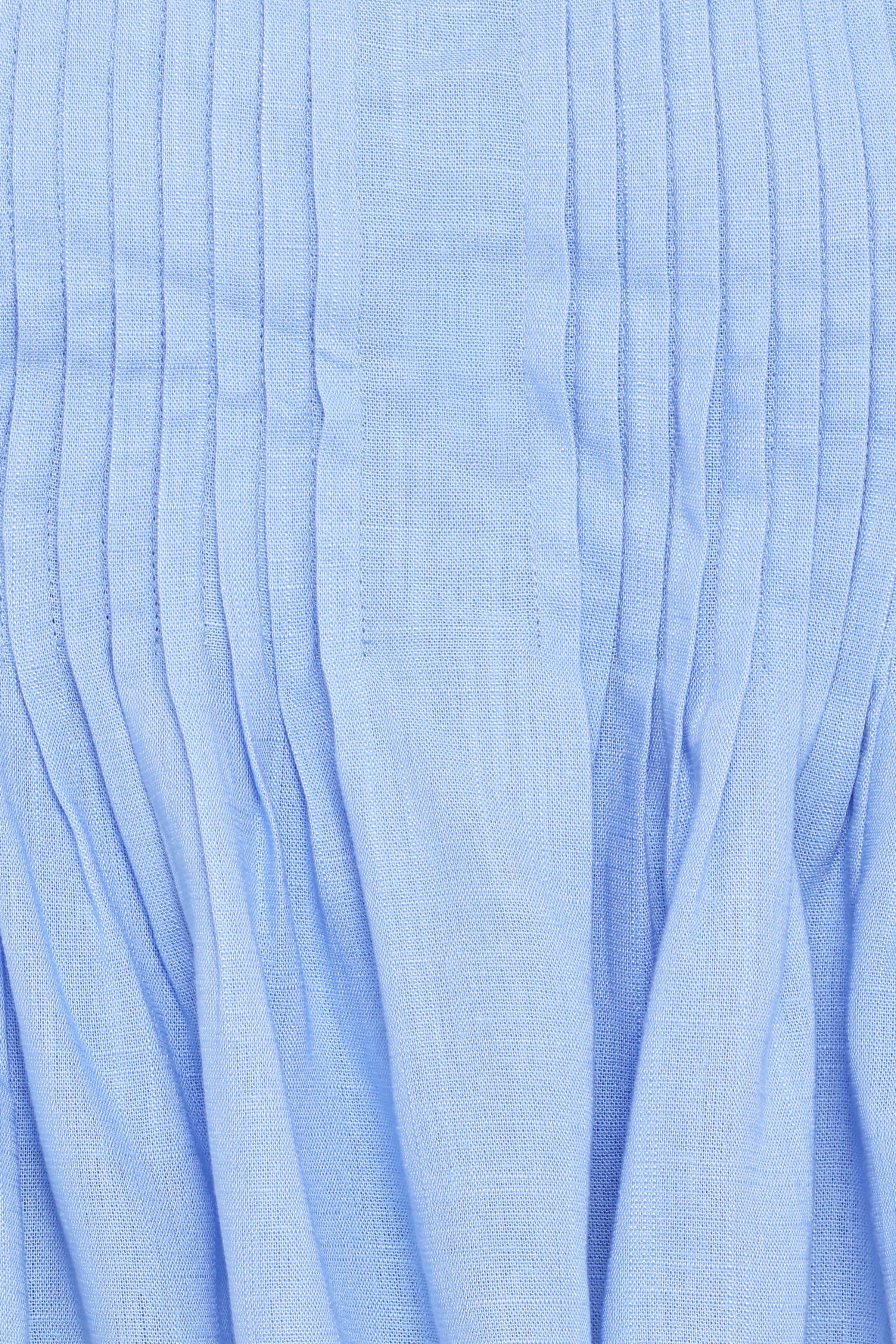 Petal and Pup USA TOPS Cagnes Strapless Peplum Top - Blue