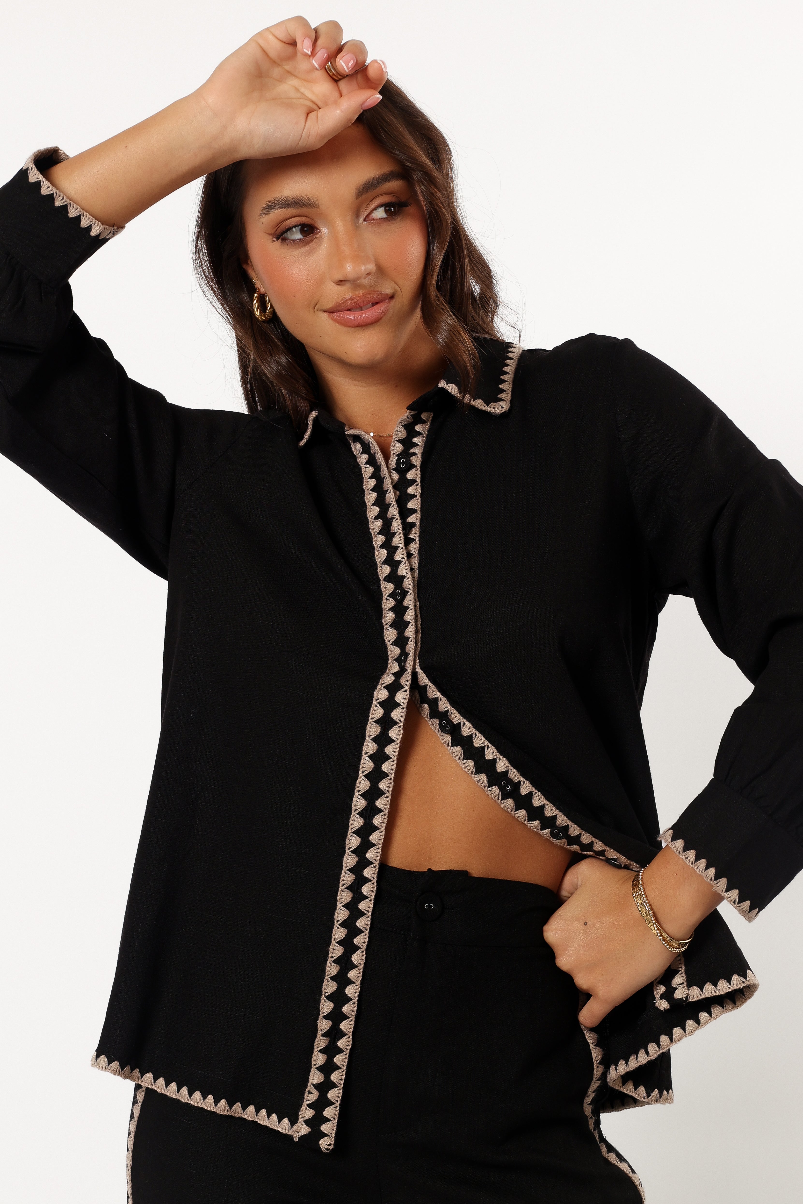 Petal and Pup USA TOPS Calyse Top - Black