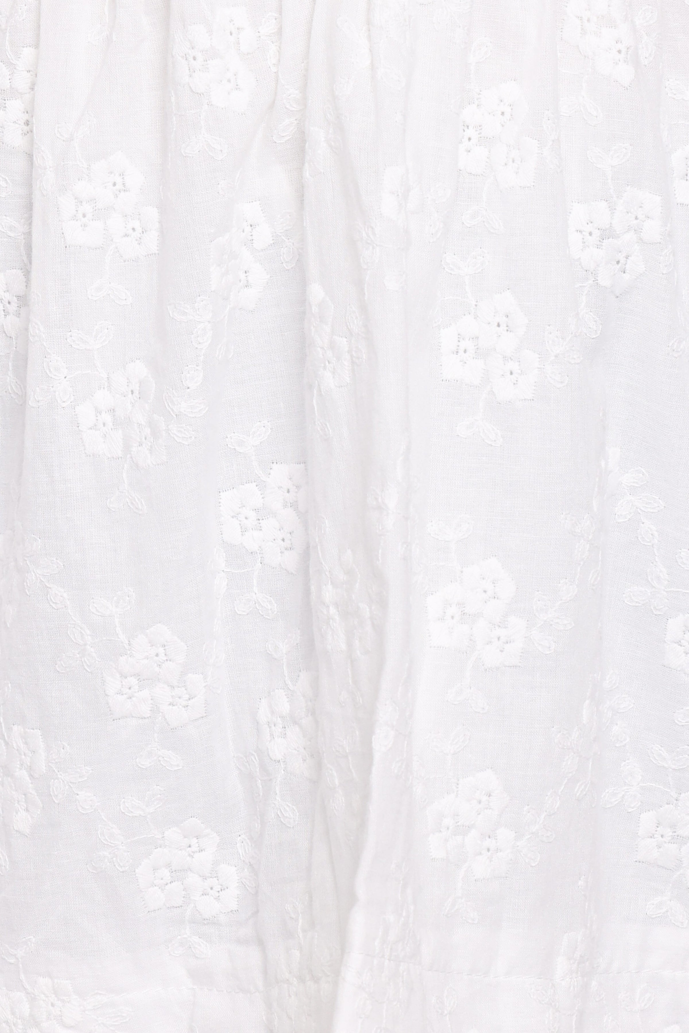 Petal and Pup USA TOPS Camila Open Back Top - White Embroidery