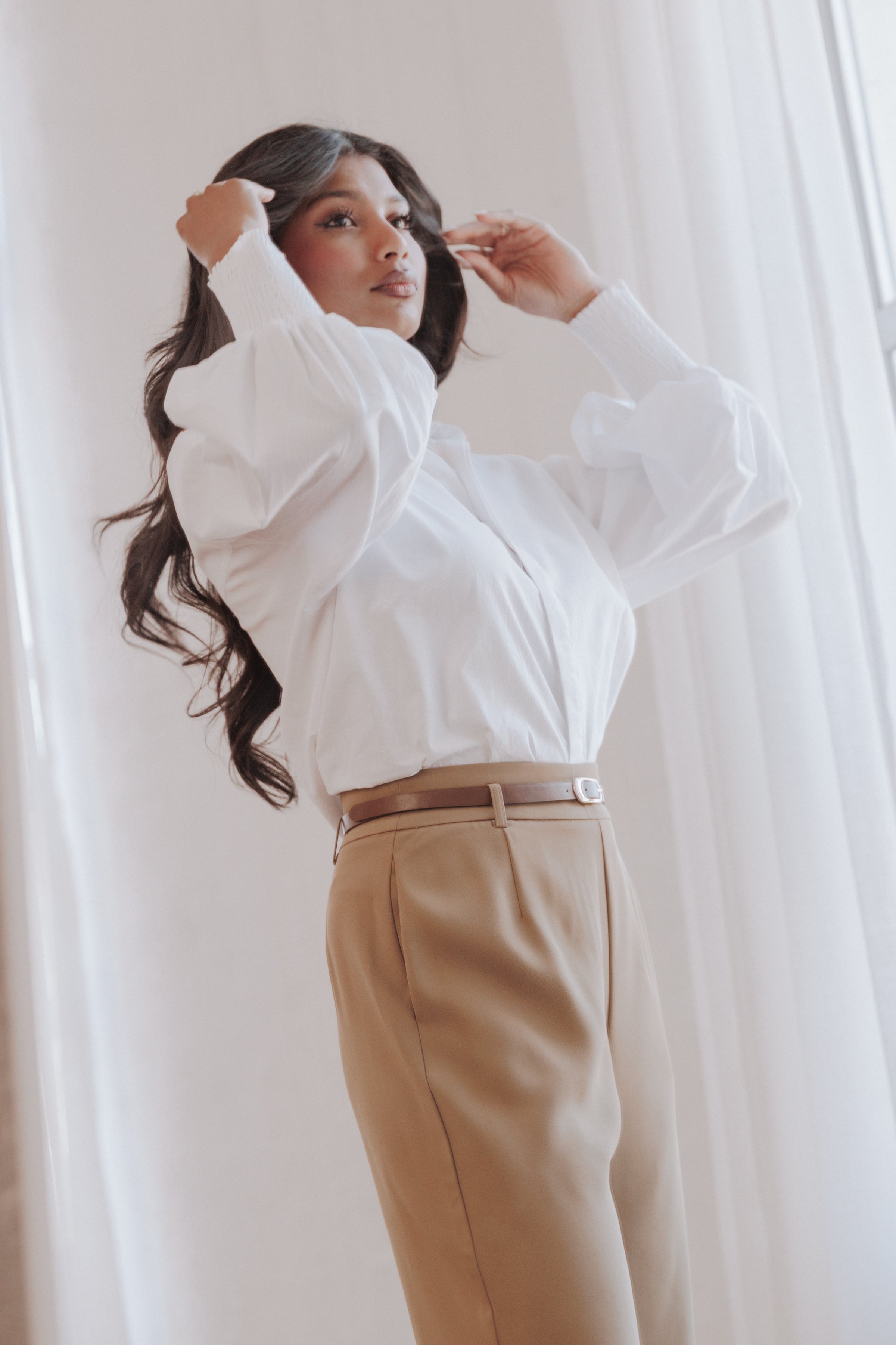 Petal and Pup USA TOPS Carys Shirt - White