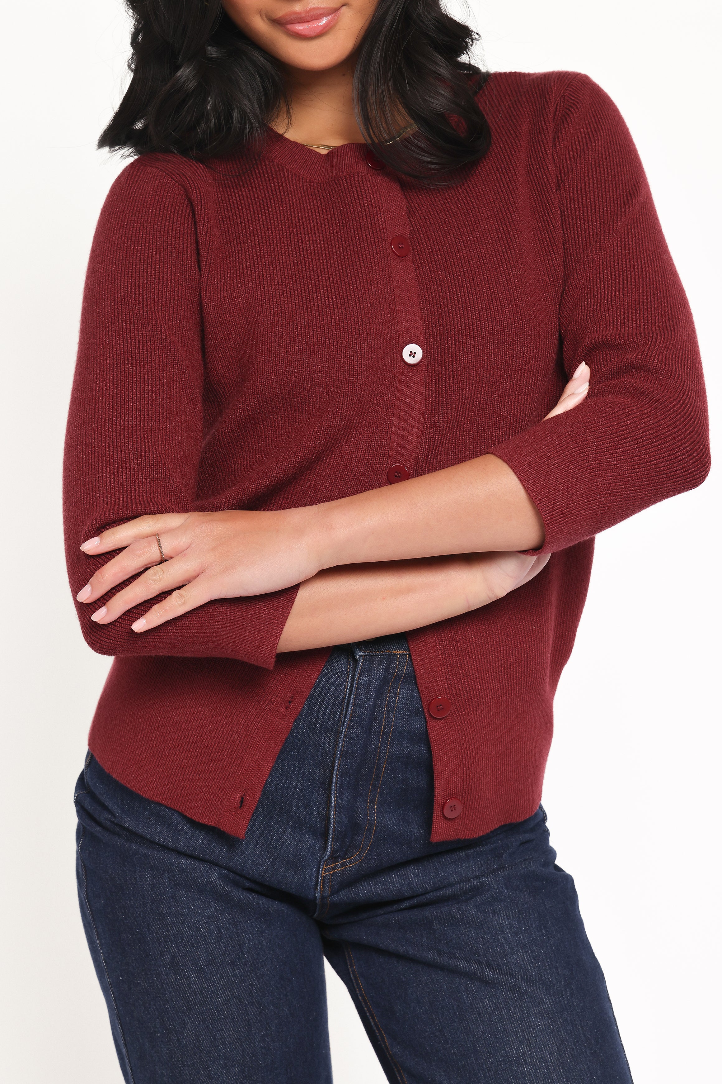 Petal and Pup USA TOPS Cataline Button Front Top - Wine