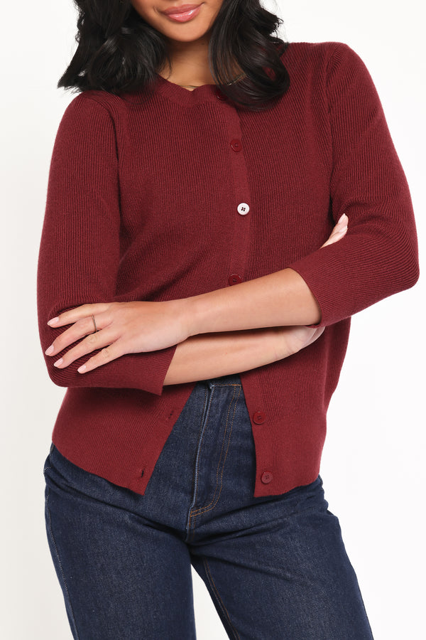 Petal and Pup USA TOPS Cataline Button Front Top - Wine