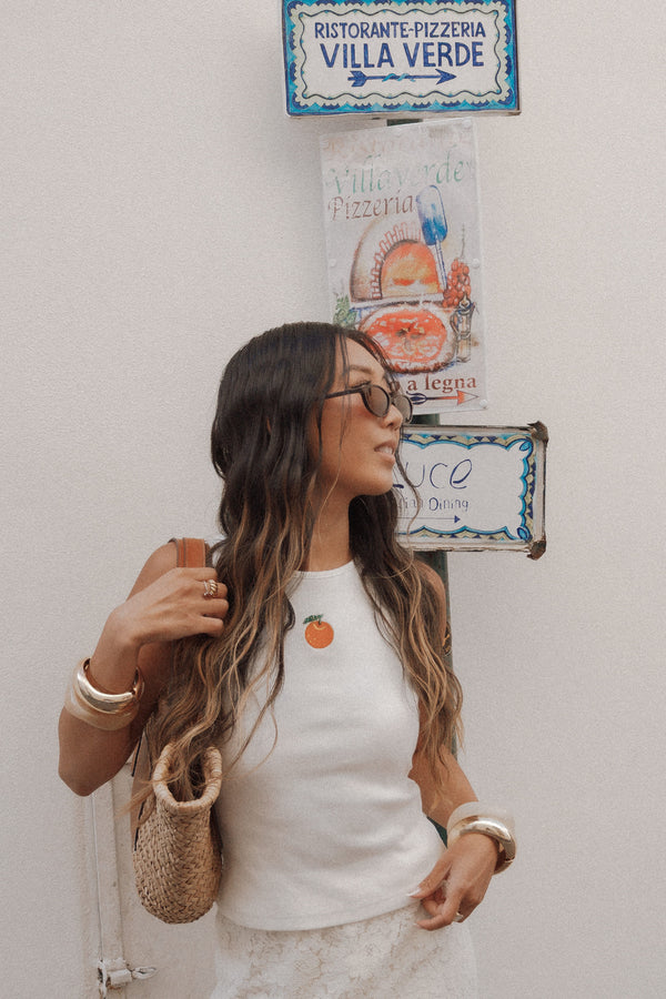 Petal and Pup USA TOPS Celestine Graphic Tank - White