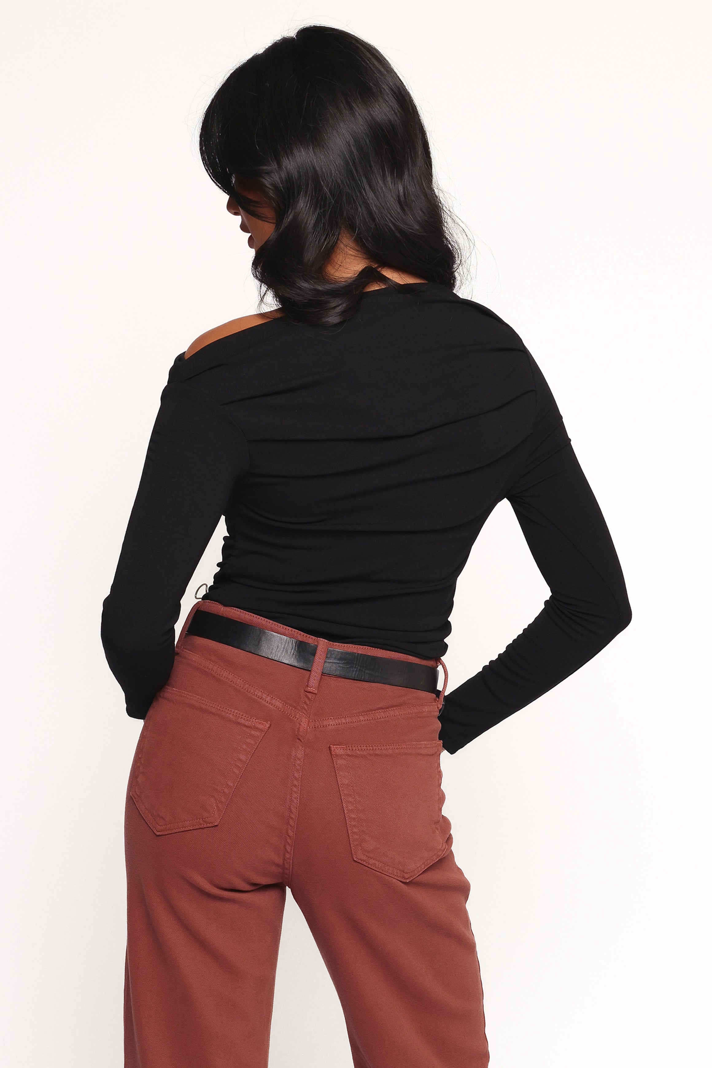 Petal and Pup USA TOPS Cer Knit Top - Black