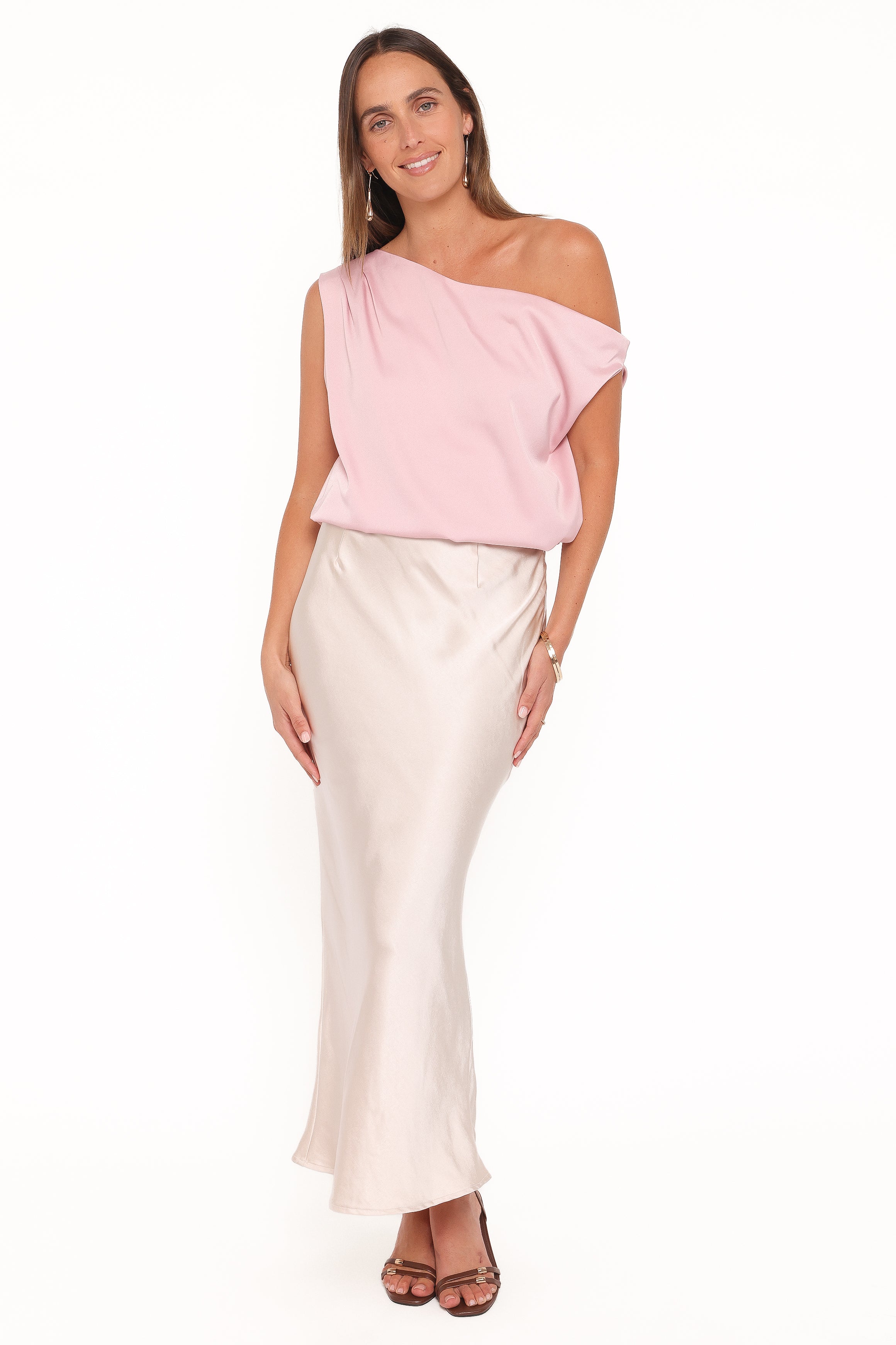 Chandler Off Shoulder Top - Pink | Petal & Pup USA