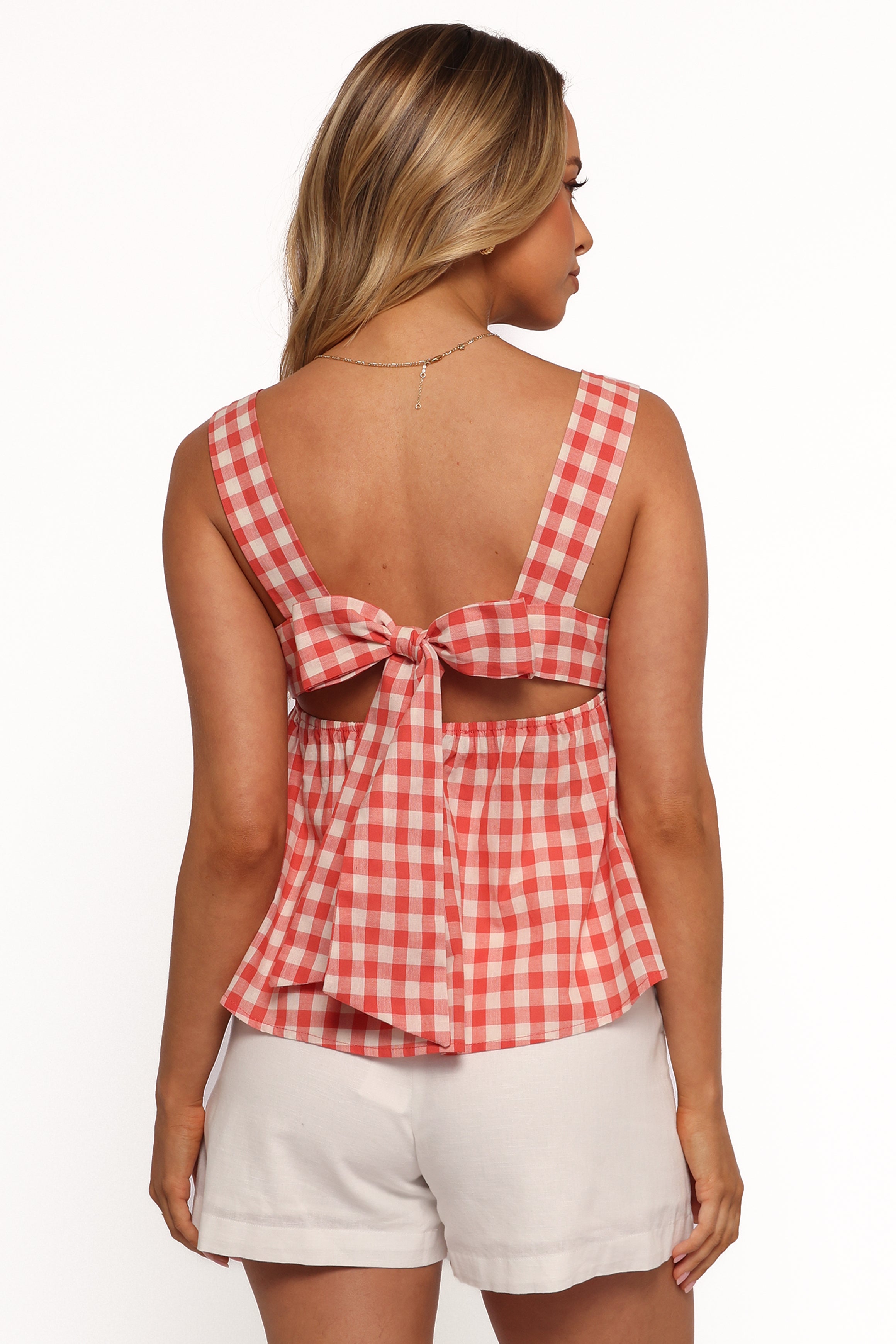 Petal and Pup USA TOPS Chatham Top - Red Gingham