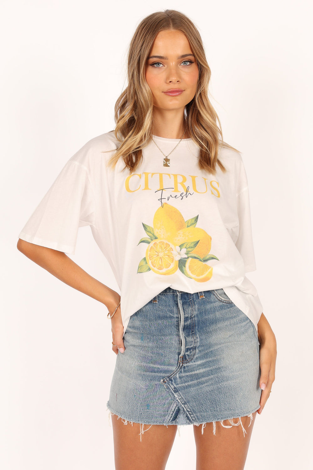 Citrus Tee - White - Petal & Pup USA