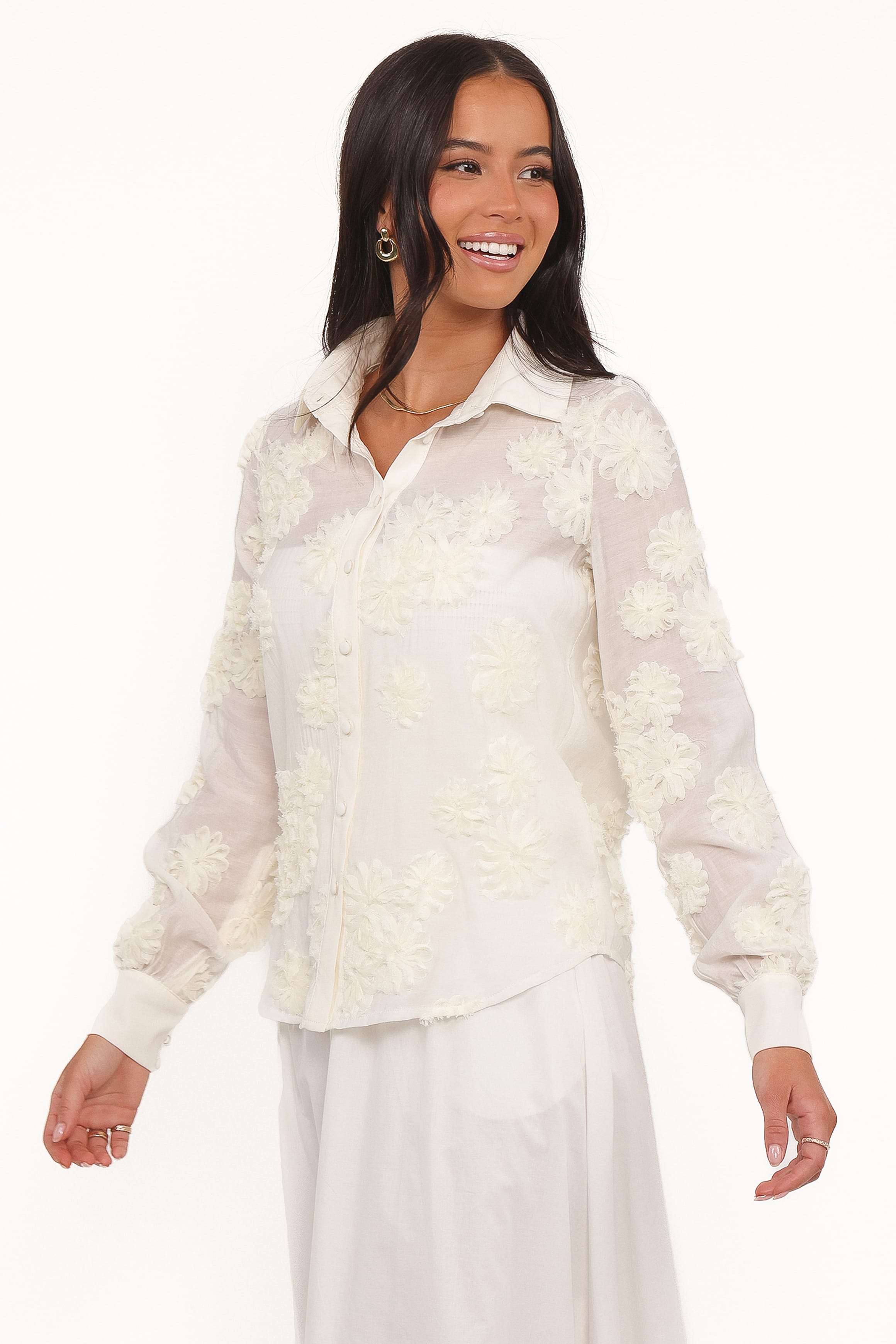 Cliona Shirt - Cream | Petal & Pup USA