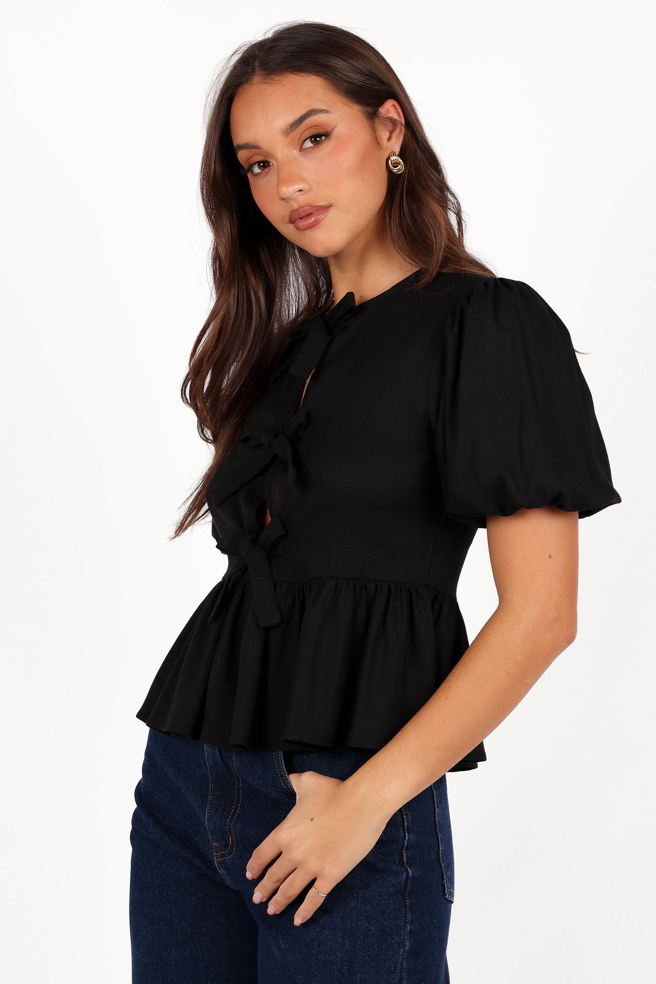 Petal and Pup USA TOPS Colette Top - Black