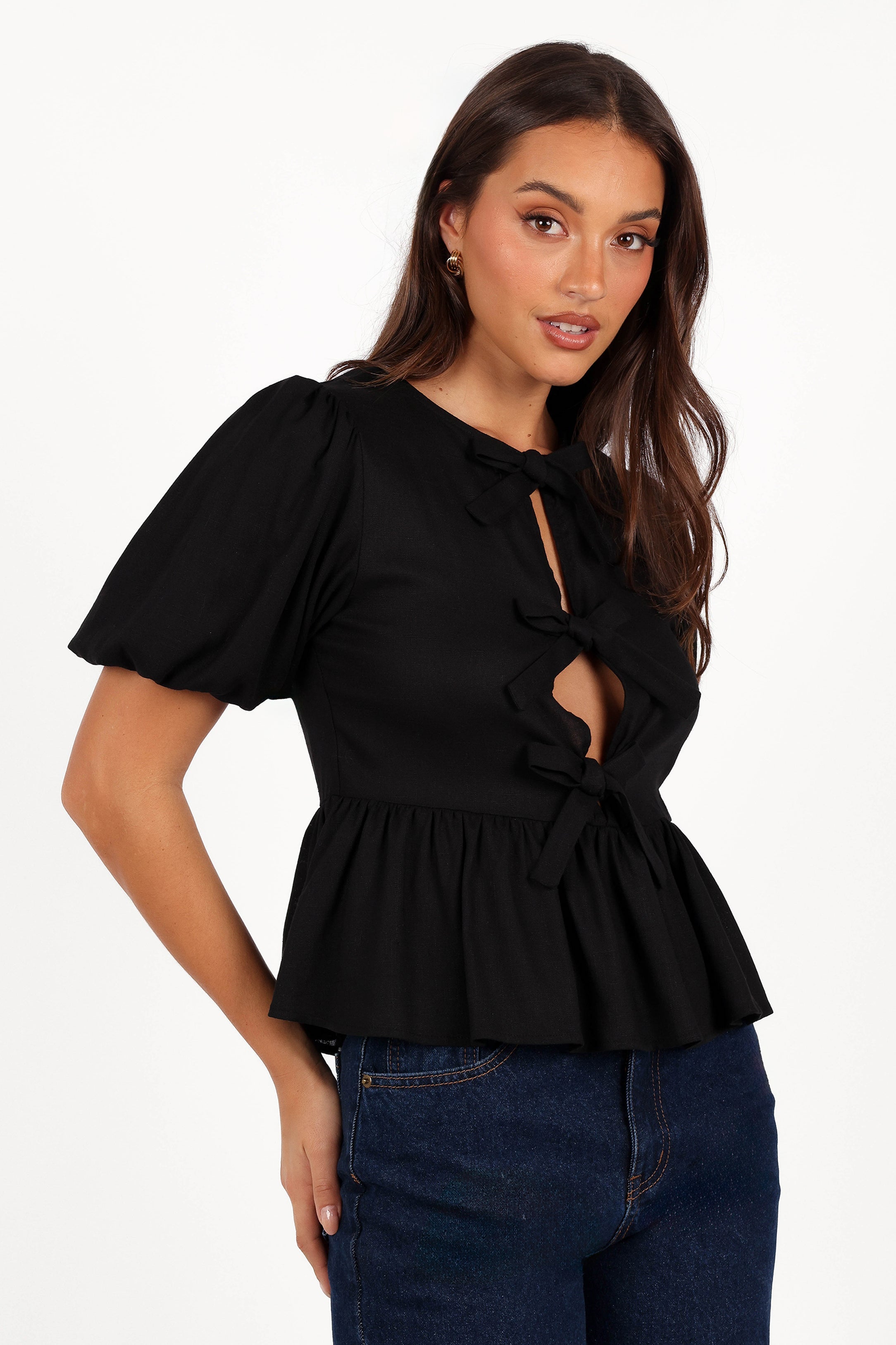 Petal and Pup USA TOPS Colette Top - Black