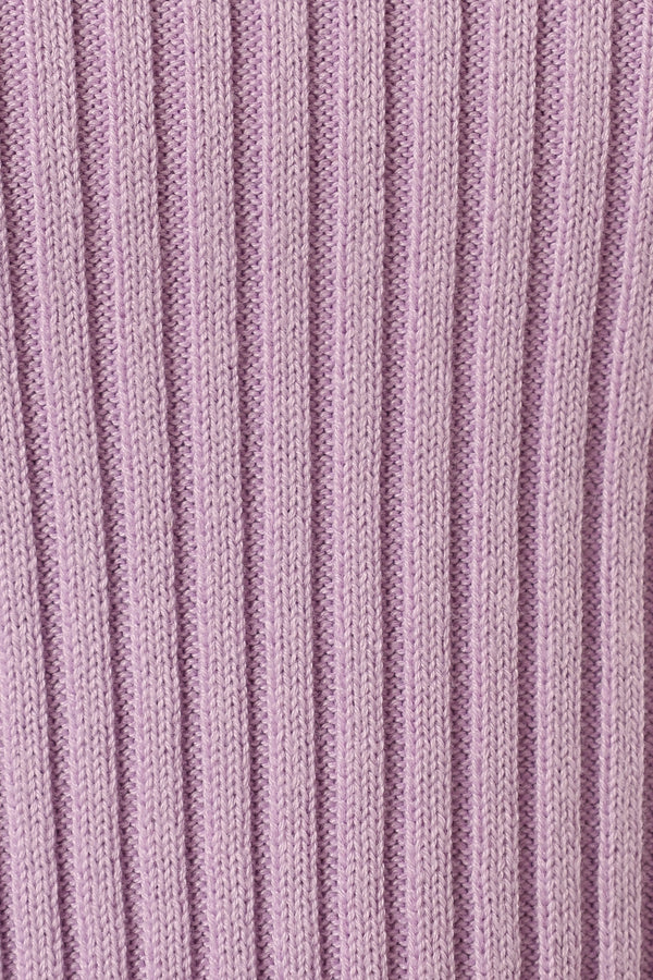 Petal and Pup USA TOPS Colson Ribbed Knit Top - Lavender