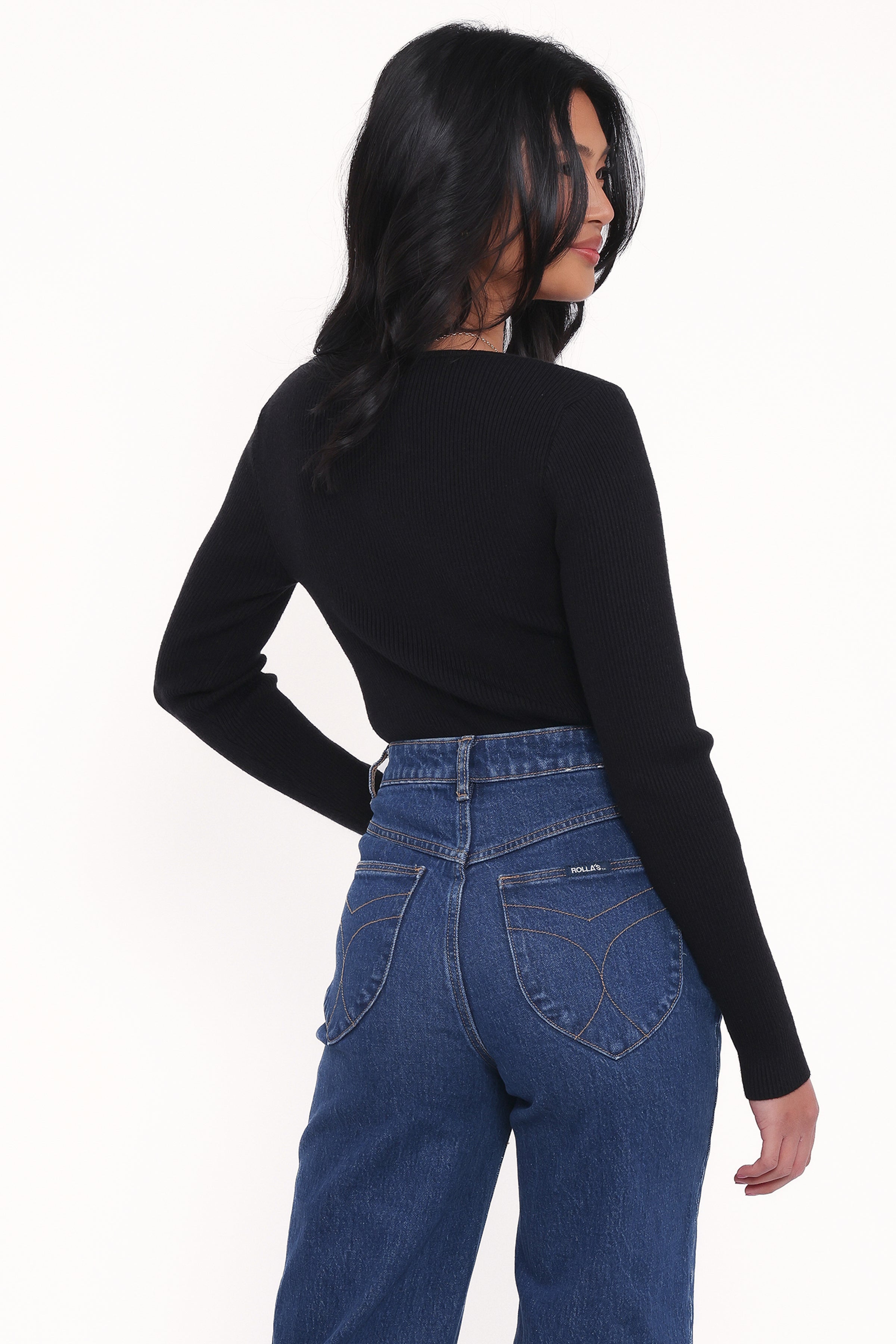 Petal and Pup USA TOPS Cooper Knit Top - Black