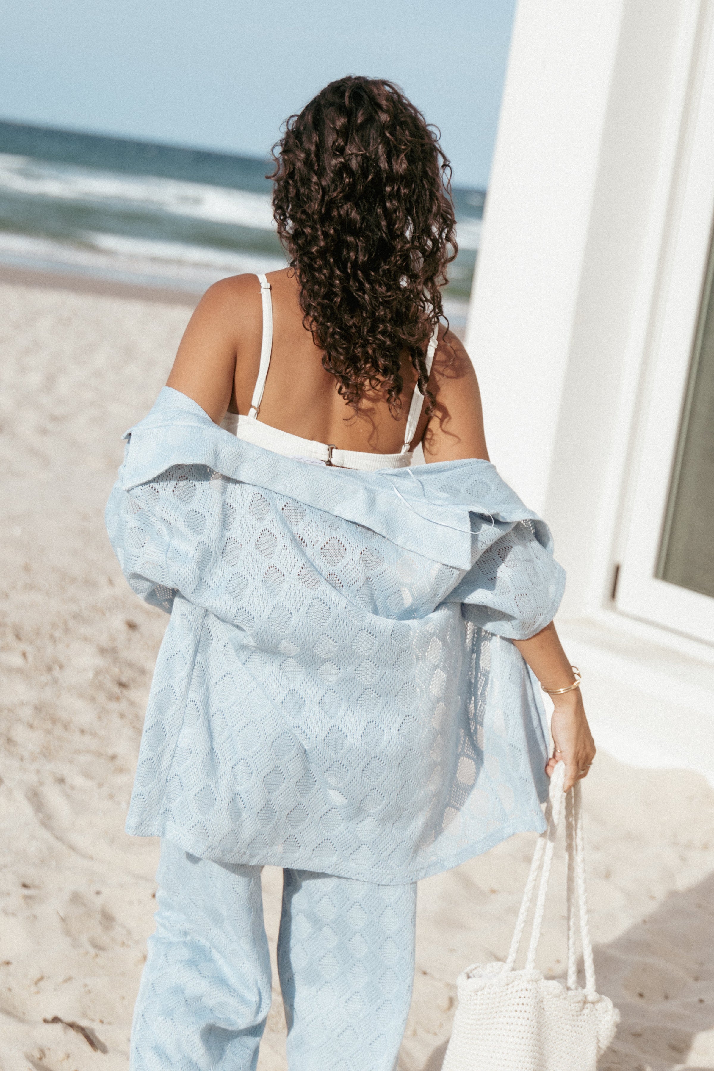 Petal and Pup USA TOPS Cora Knit Shirt - Blue