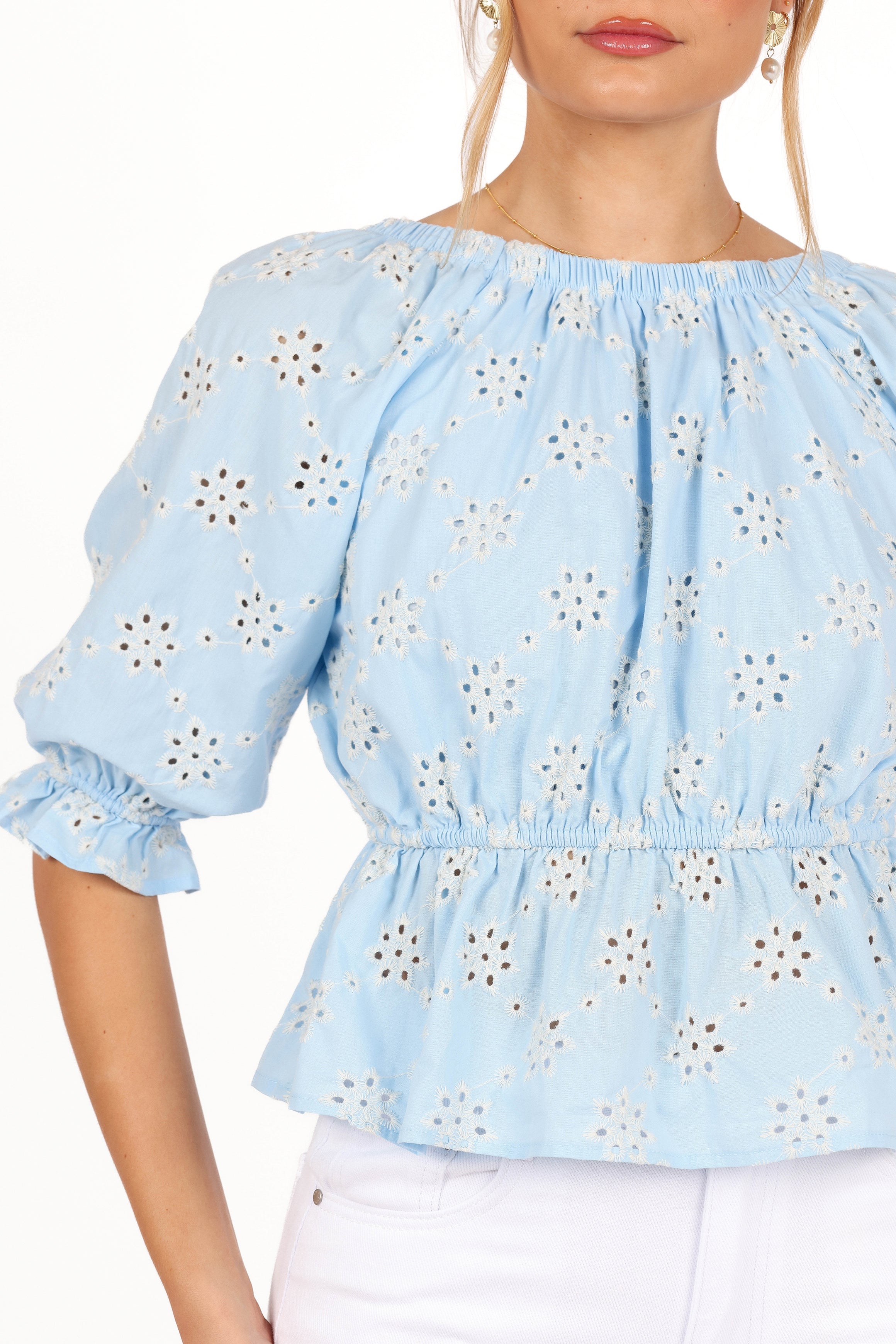 Petal and Pup USA TOPS Cristiana Top - Sky