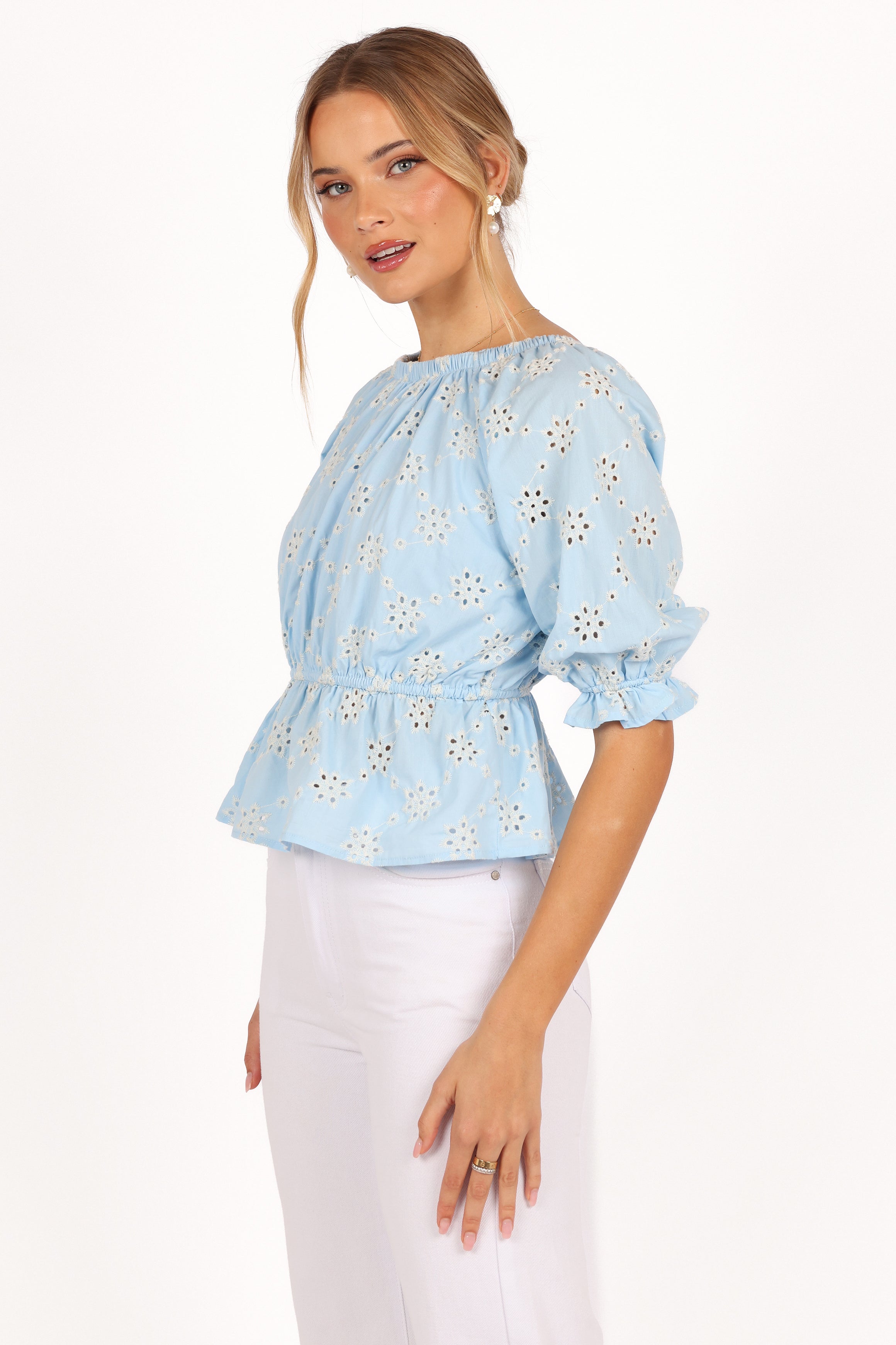 Petal and Pup USA TOPS Cristiana Top - Sky
