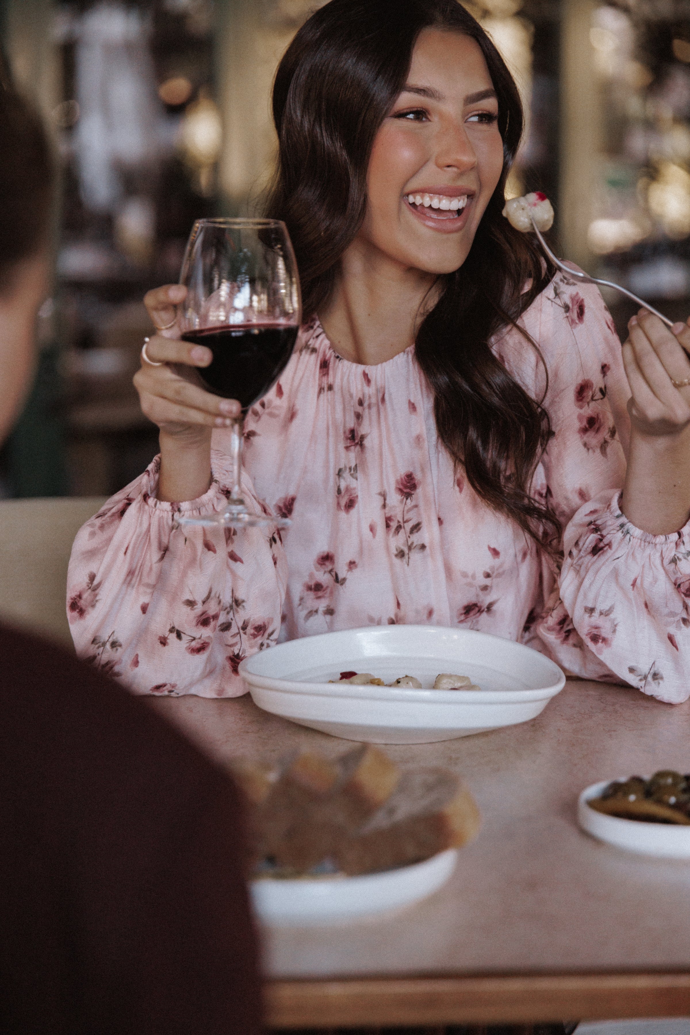 Petal and Pup USA TOPS Dallas Long Sleeve Top - Pink Rose