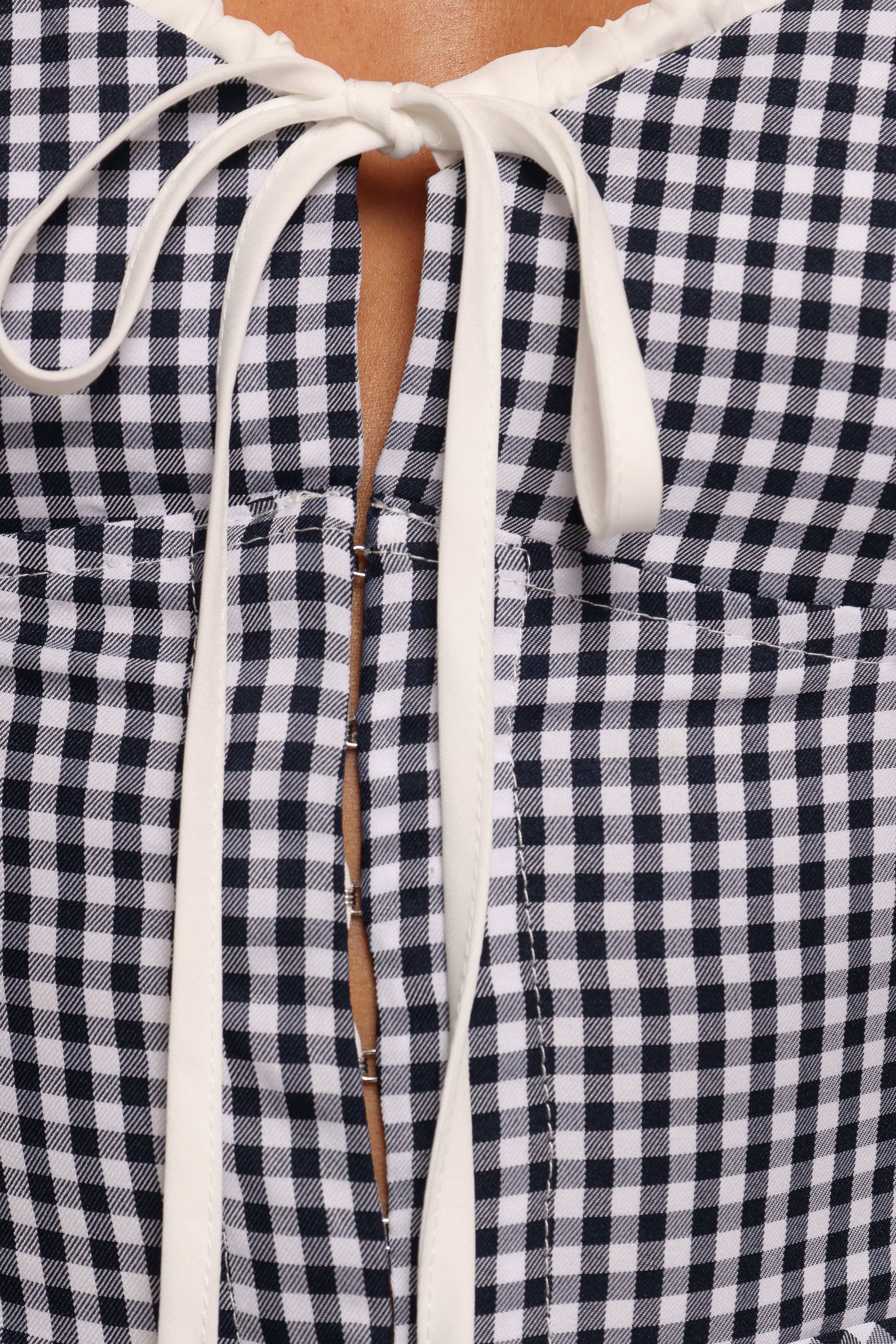 Petal and Pup USA TOPS Danella Top - Navy Gingham (Hold for Rack)