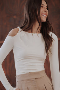 Petal and Pup USA TOPS Darma Long Sleeve Top - Pale Yellow