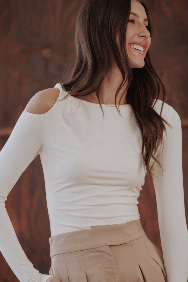 Petal and Pup USA TOPS Darma Long Sleeve Top - Pale Yellow