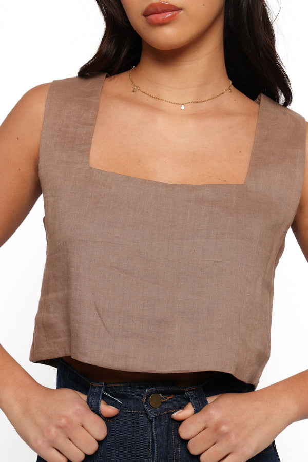 Petal and Pup USA TOPS Devlin Top - Mocha