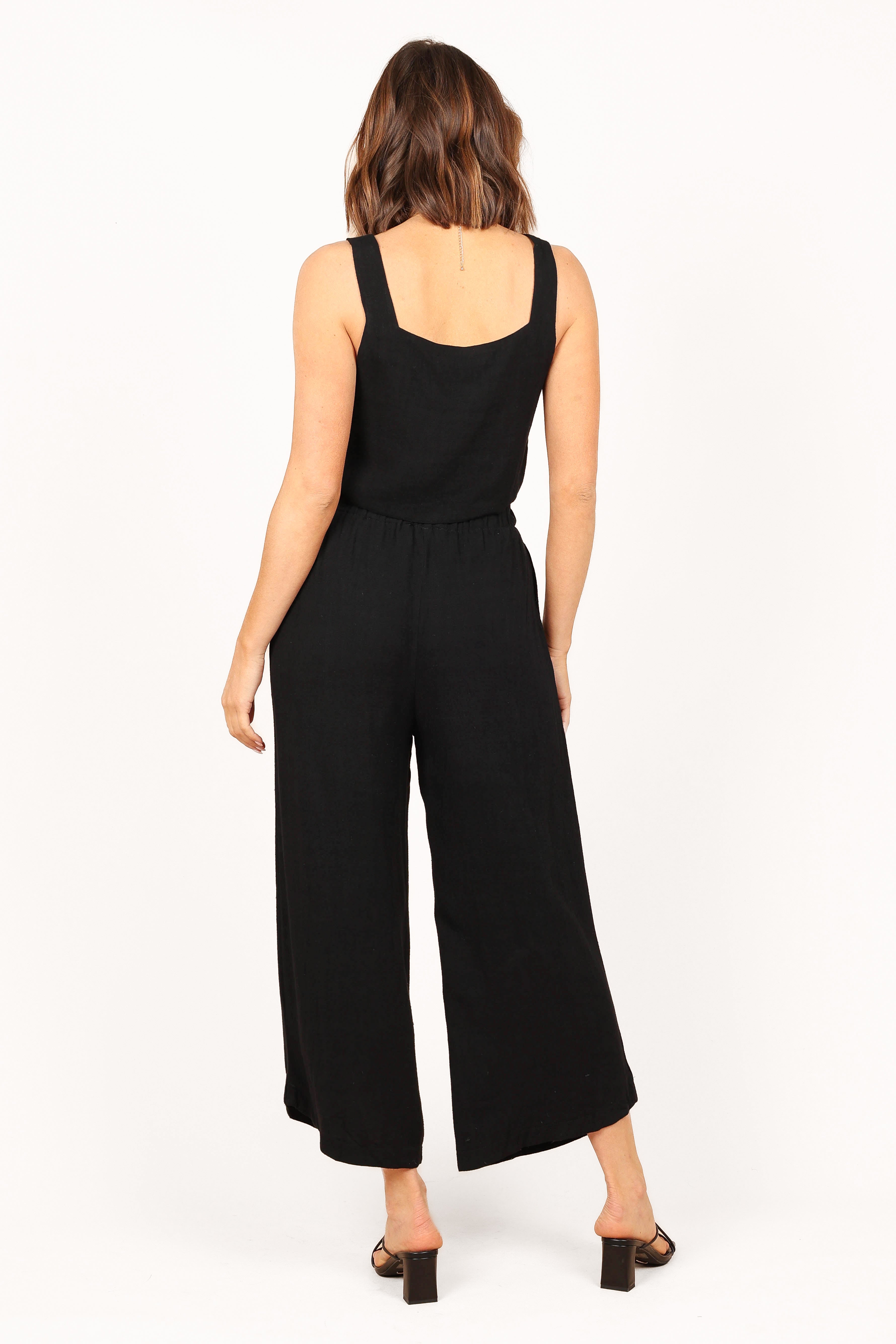 Eleanor Cropped Top - Black | Petal & Pup USA