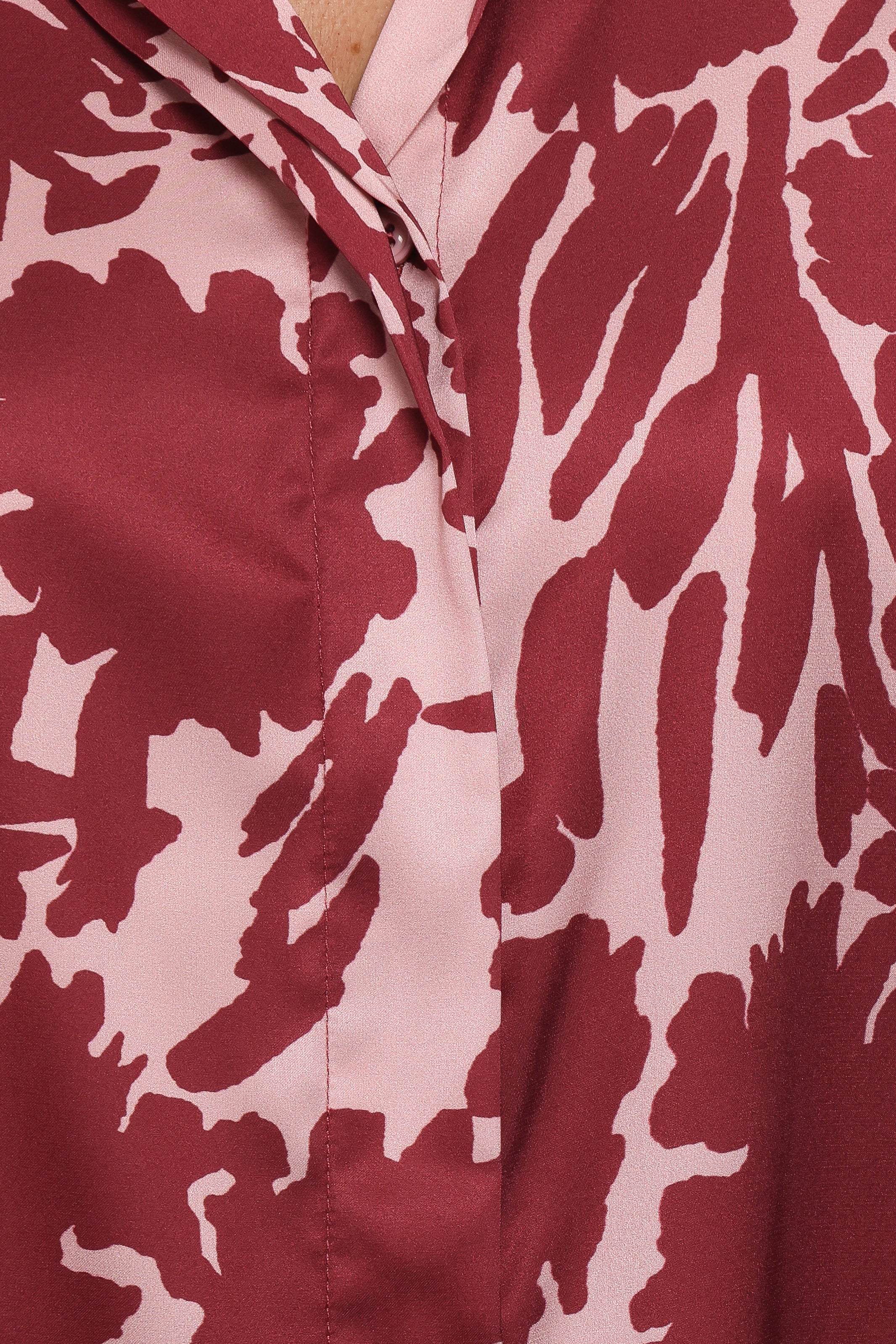 Petal and Pup USA TOPS Elysia Shirt - Pink Burgundy