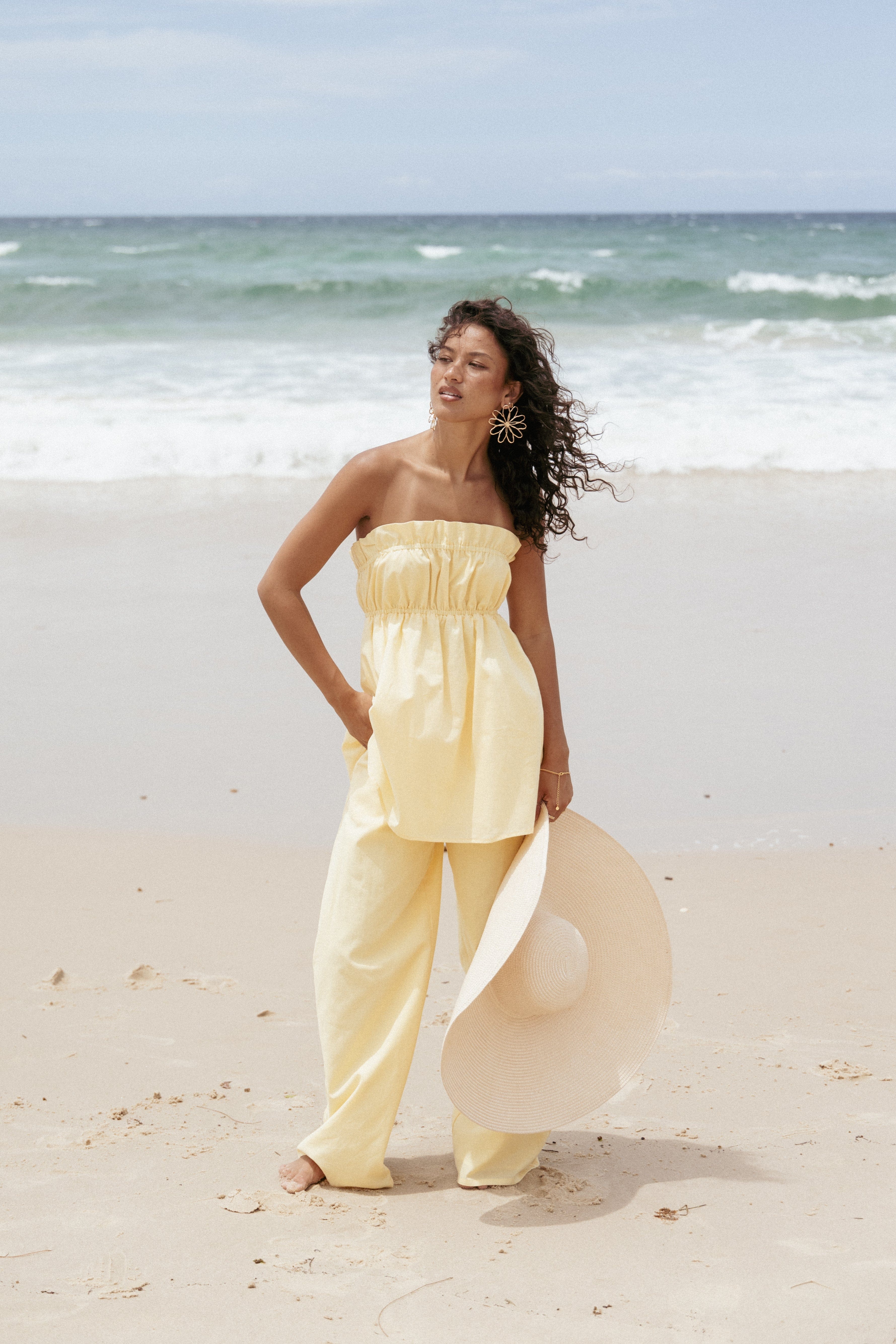 Robin Strapless Top - Pale Blue | Petal & Pup USA
