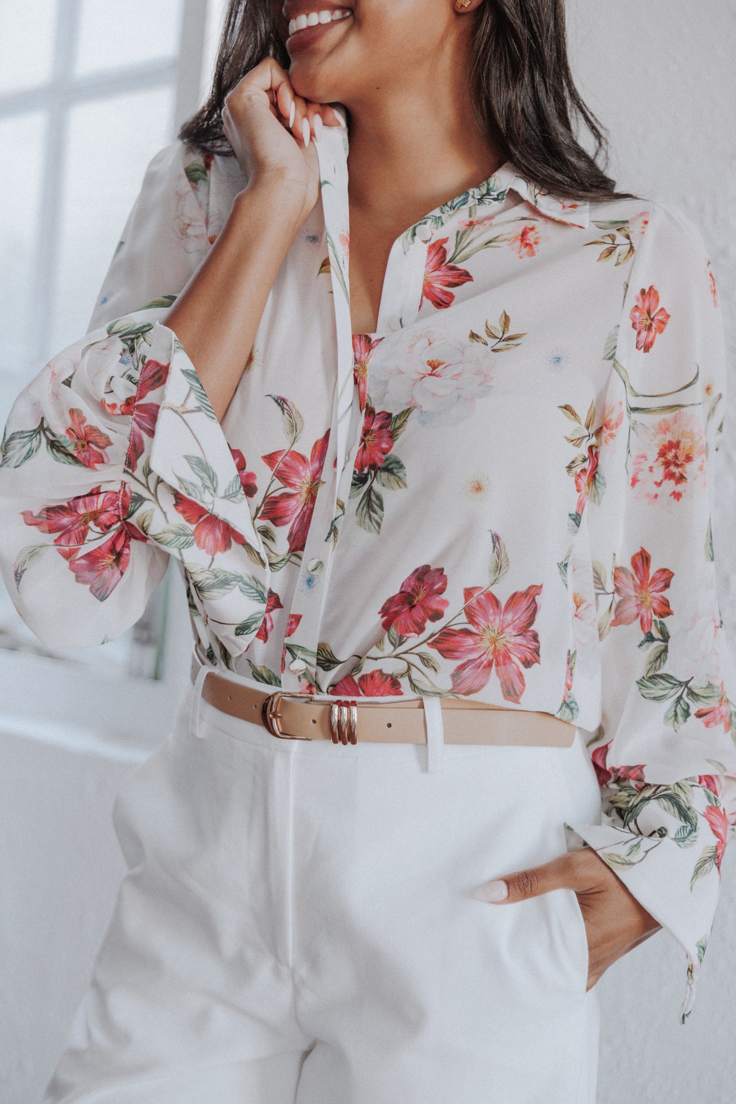 Petal and Pup USA TOPS Fleetwood Blouse - Jaci White