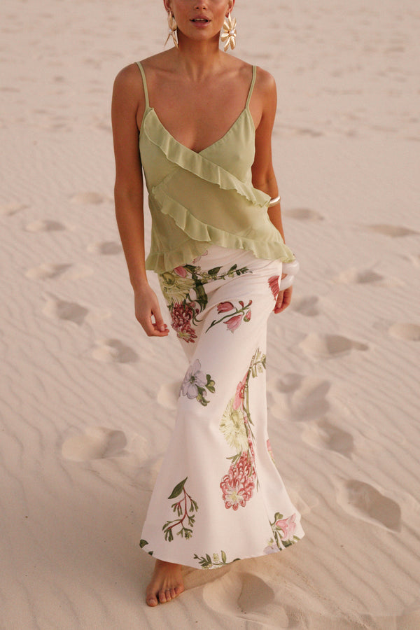 Petal and Pup USA TOPS Gabrielle Ruffle Top - Meadow Green