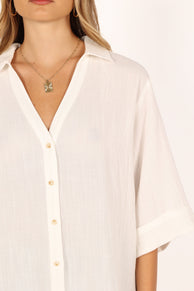 Petal and Pup USA TOPS Gaia Shirt - Ivory