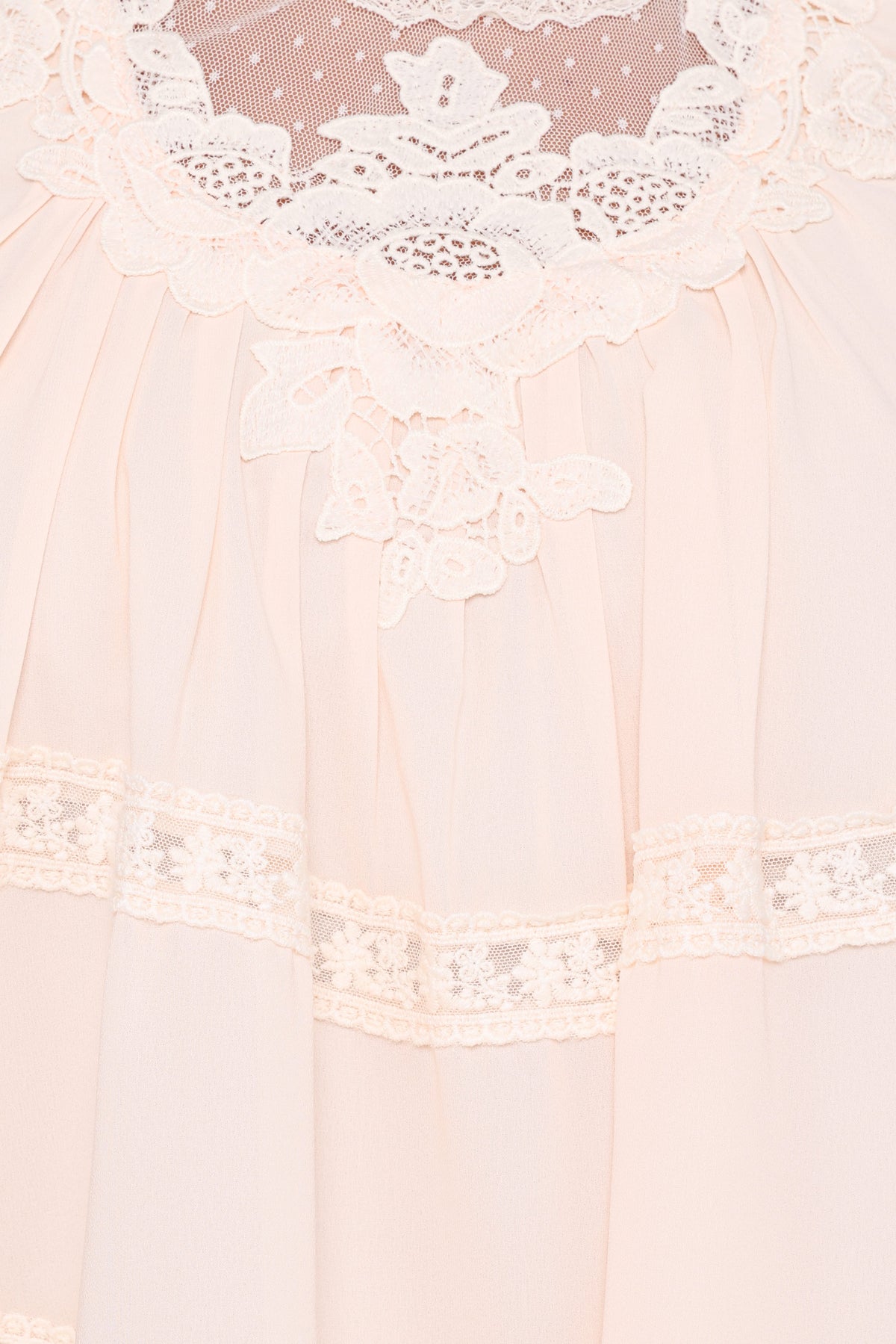 Petal and Pup USA TOPS Galatea Lace Insert Top - Cream